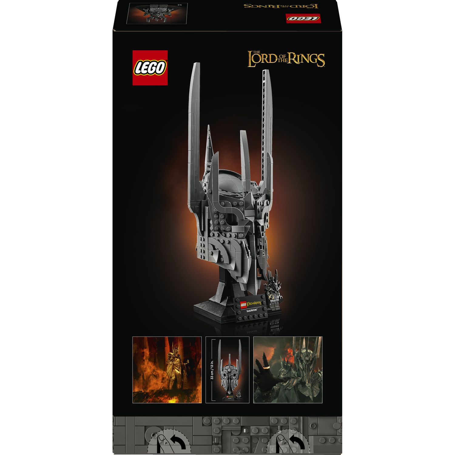 Lego icons 11373 il signore degli anelli: elmo di sauron - LEGO ICONS