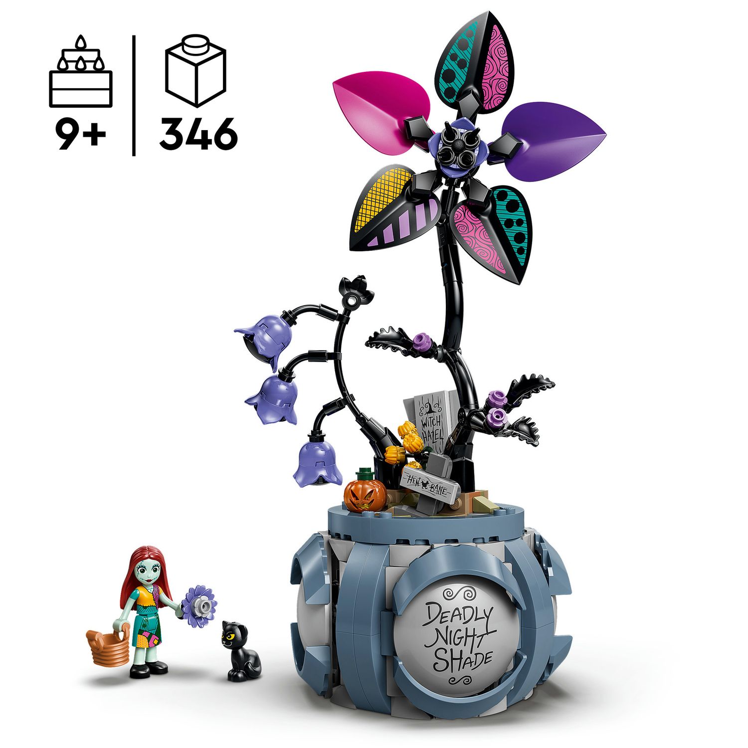 Lego - disney the nightmare before christmas 43288 vaso di fiori di sally - Disney