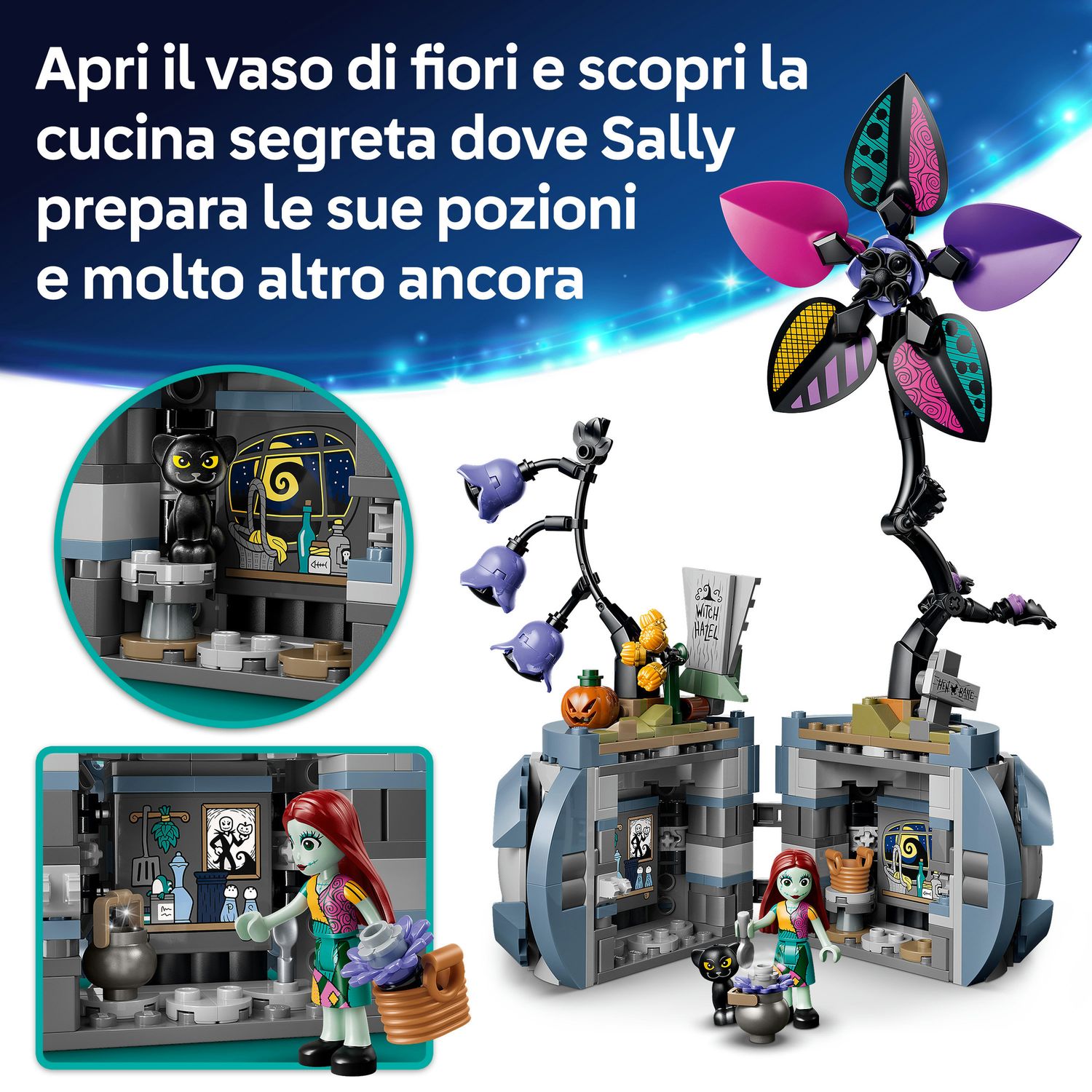 Lego - disney the nightmare before christmas 43288 vaso di fiori di sally - Disney