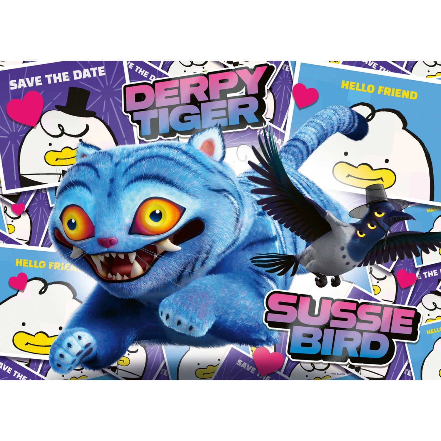 Ravensburger - puzzle k-pop demon hunters, 4 puzzle da 100 pezzi per bambini, 5 anni+ - NETLFIX, RAVENSBURGER, K-POP DEMON HUNTERS