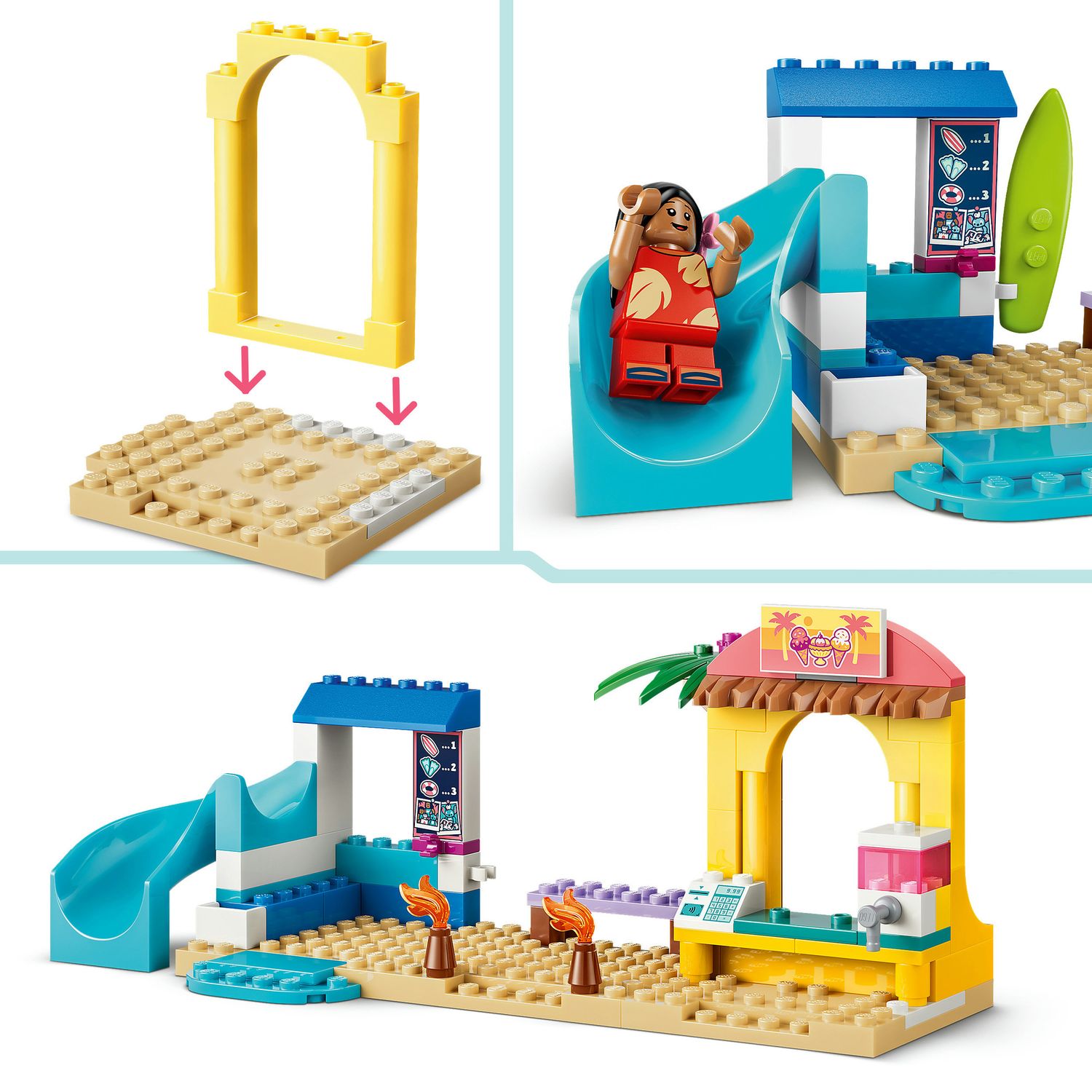 Lego disney classic divertimento in spiaggia con lilo e stitch - 43280 - Disney, Disney Stitch, LEGO