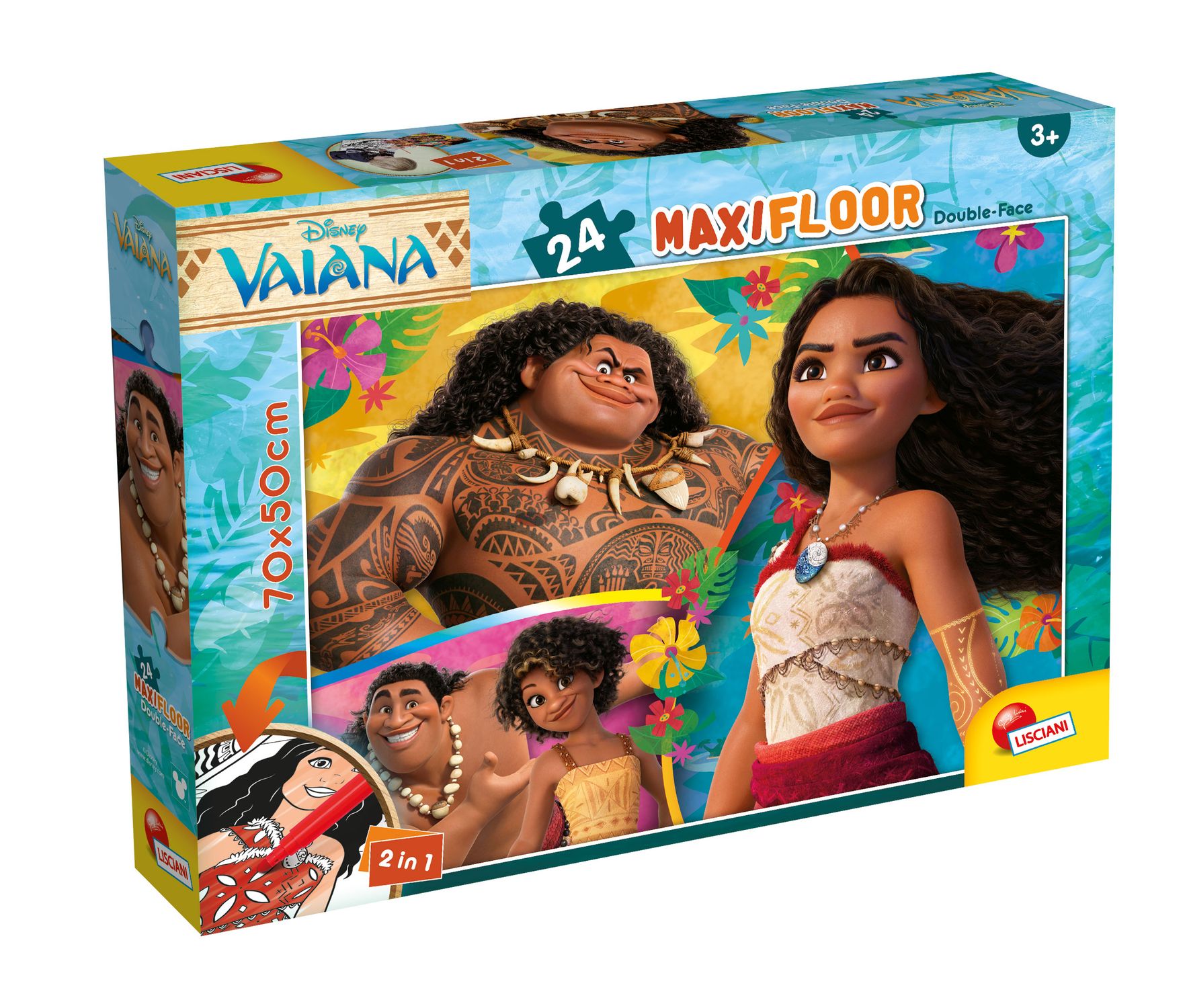DISNEY PUZZLE DF MAXIFLOOR 24 OCEANIA 2 - Toys Center