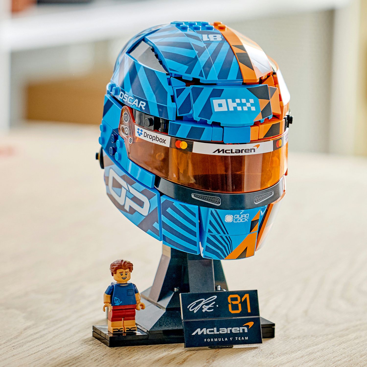 Lego editions formula 1 casco di oscar piastri mclaren mastercard f1® team - 43017 - LEGO