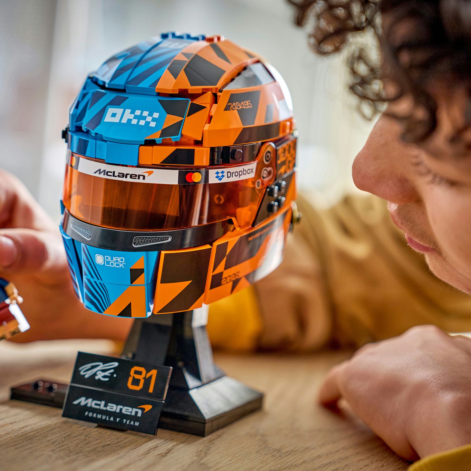 Lego editions formula 1 casco di oscar piastri mclaren mastercard f1® team - 43017 - LEGO