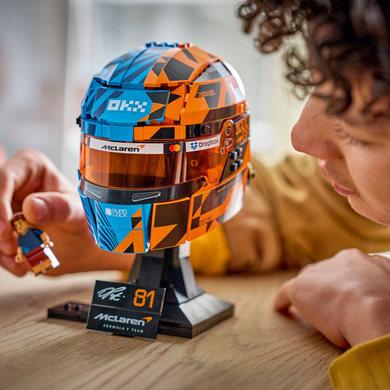 Lego editions formula 1 casco di oscar piastri mclaren mastercard f1® team - 43017 - LEGO