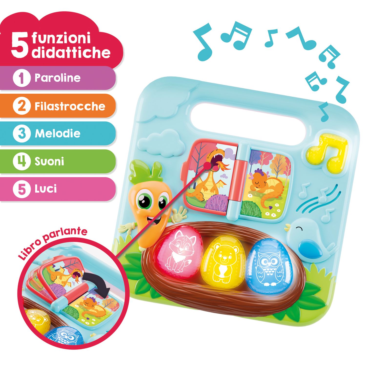 Carotina mini tavolino educativo - il bosco - LISCIANI