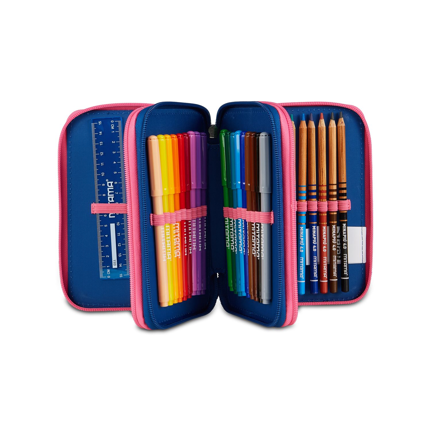 Astuccio 3 zip disney stitch - SEVEN, Disney Stitch