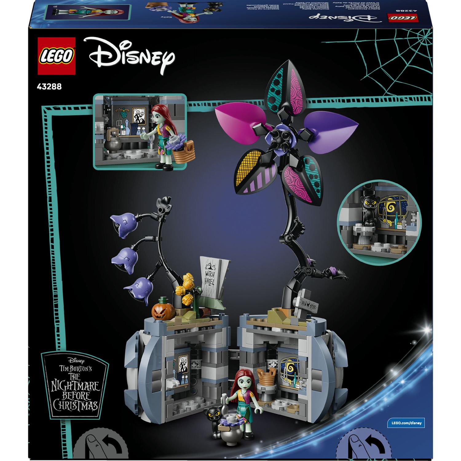 Lego - disney the nightmare before christmas 43288 vaso di fiori di sally - Disney