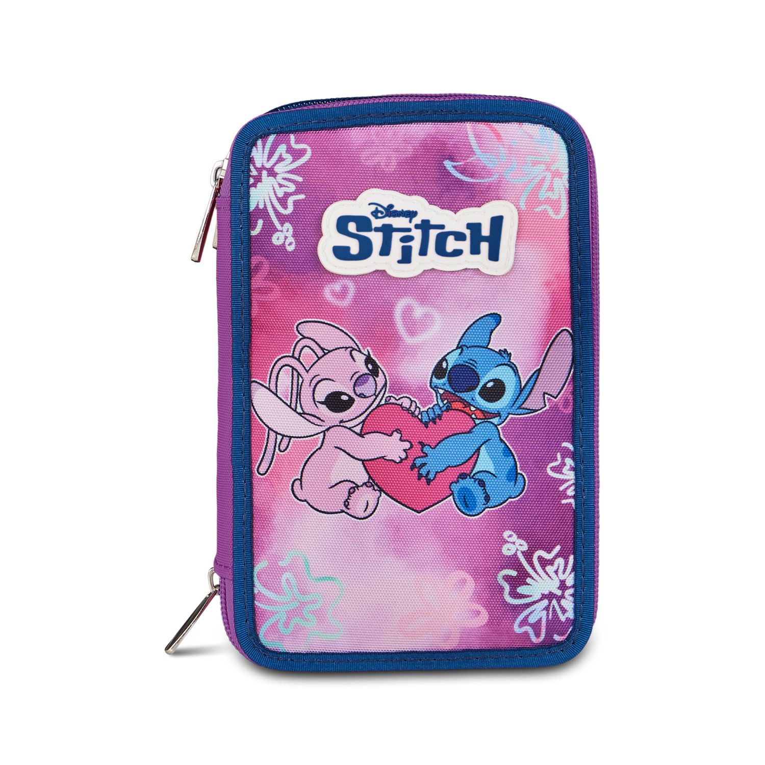 Astuccio 3 zip disney stitch - SEVEN, Disney Stitch