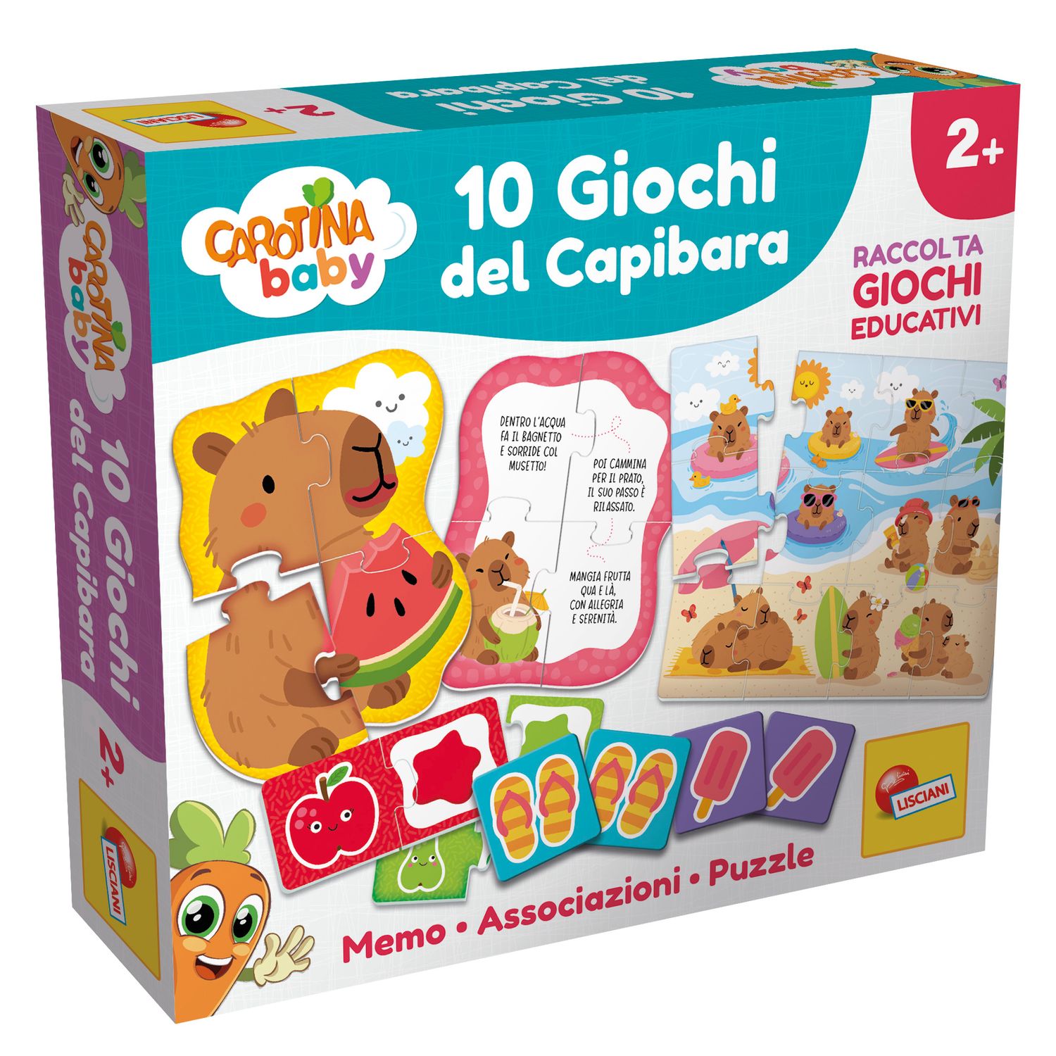 Carotina baby - 10 giochi del capibara - LISCIANI