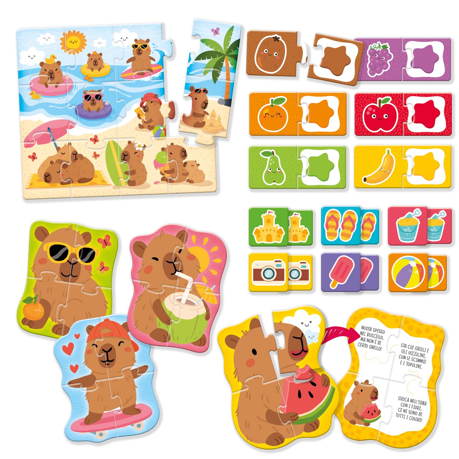 Carotina baby - 10 giochi del capibara - LISCIANI
