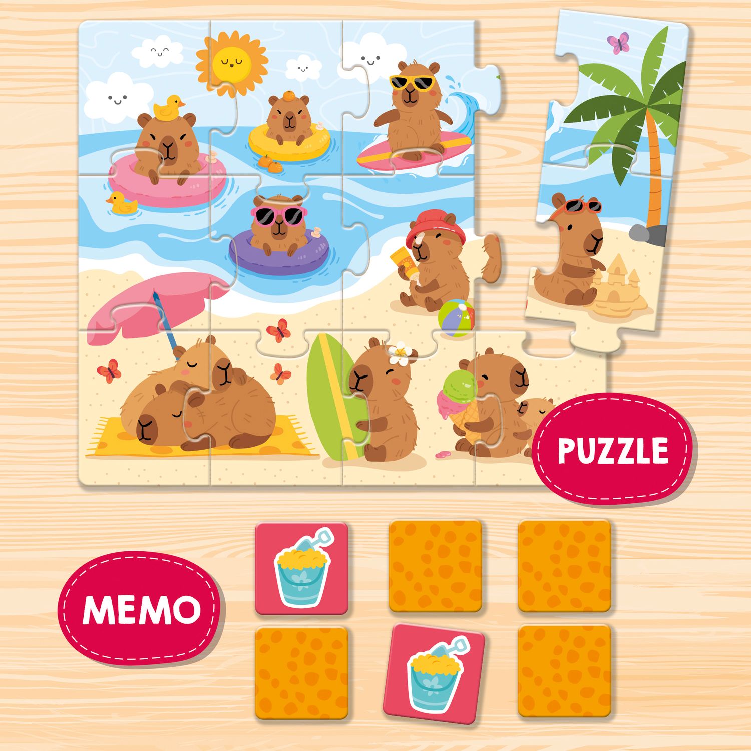 Carotina baby - 10 giochi del capibara - LISCIANI