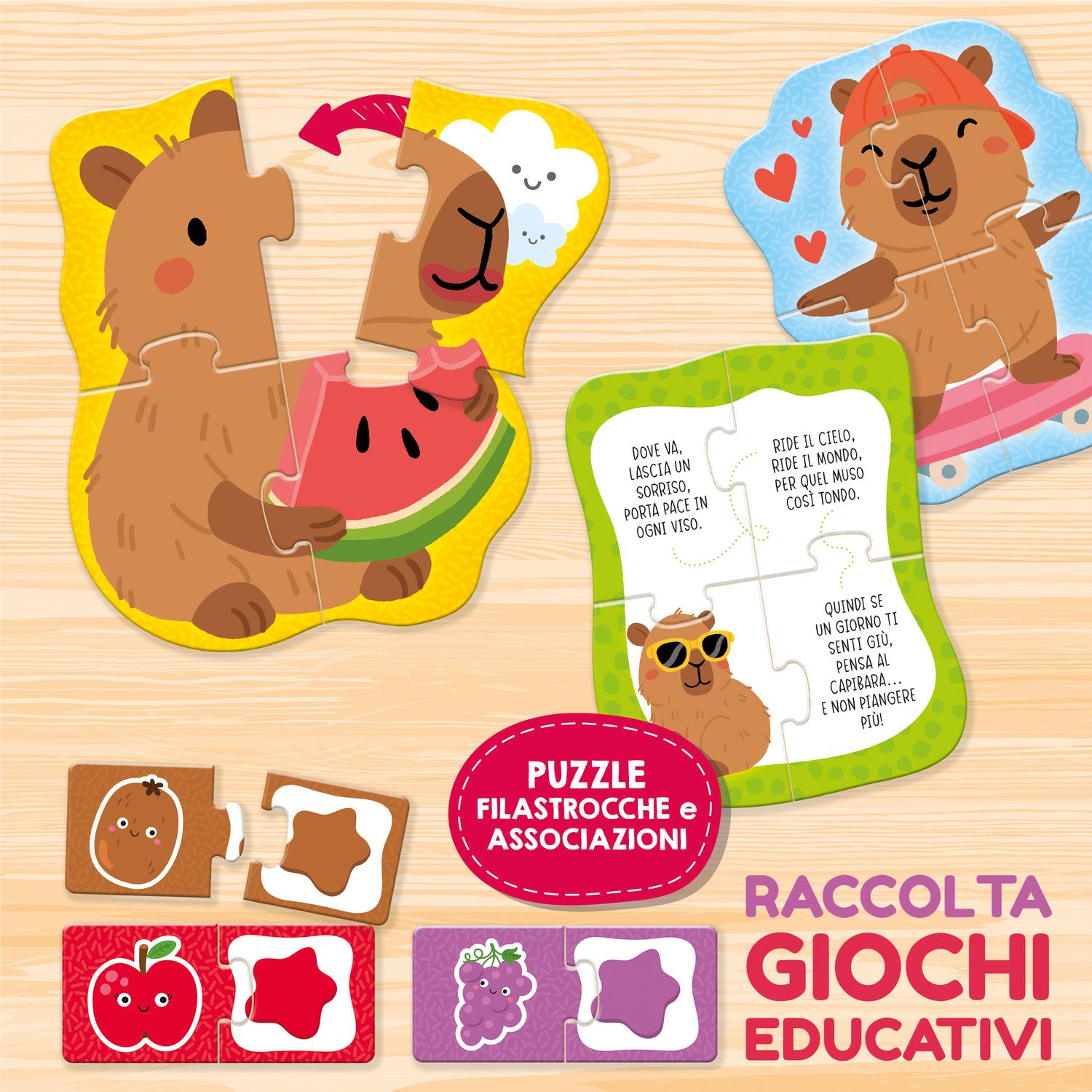Carotina baby - 10 giochi del capibara - LISCIANI