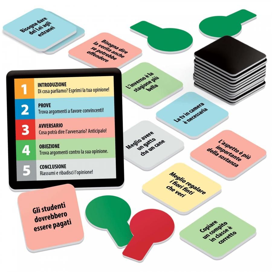 Dibattito – party game divertente di argomentazione e persuasione 10+ - LUDIC
