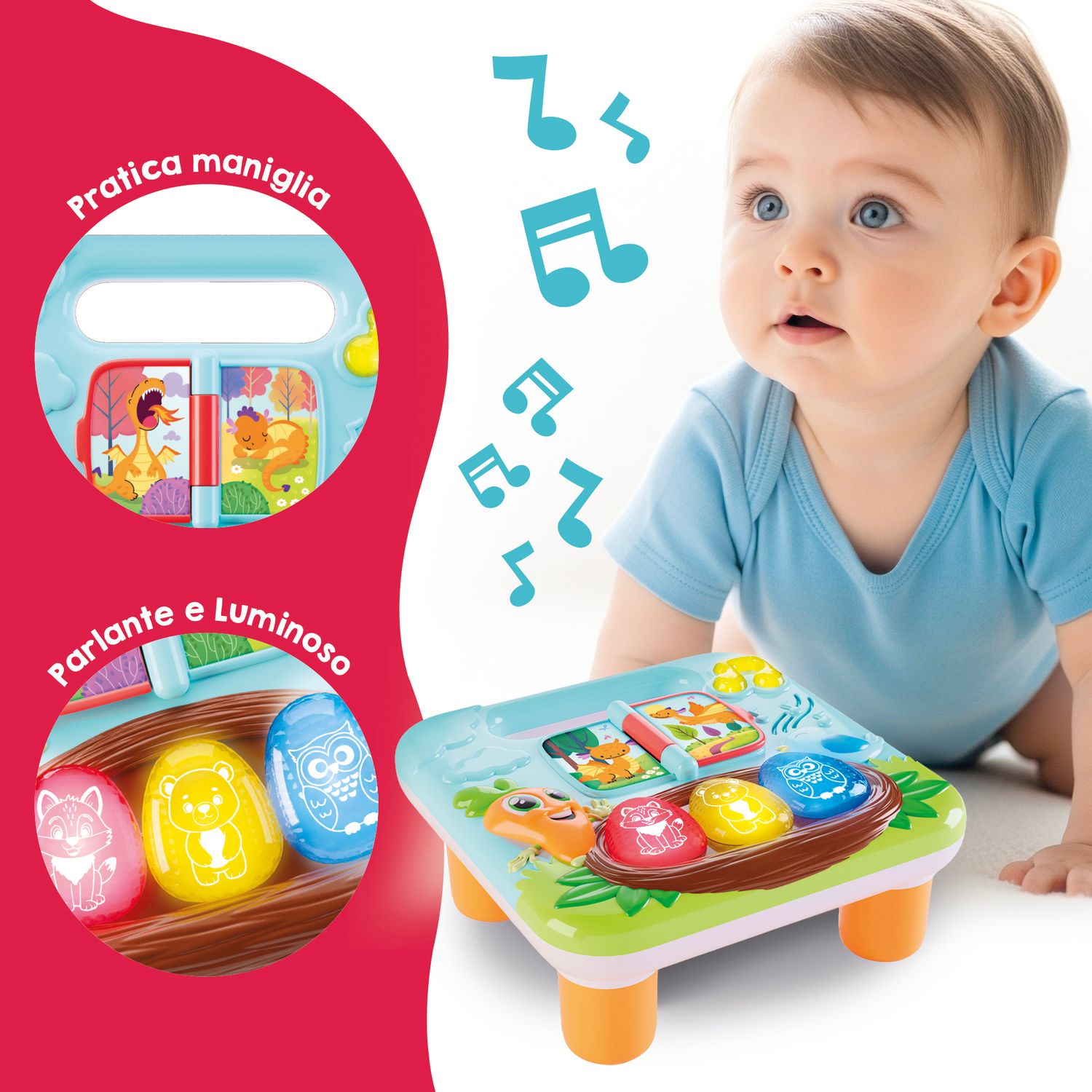 Carotina mini tavolino educativo - il bosco - LISCIANI