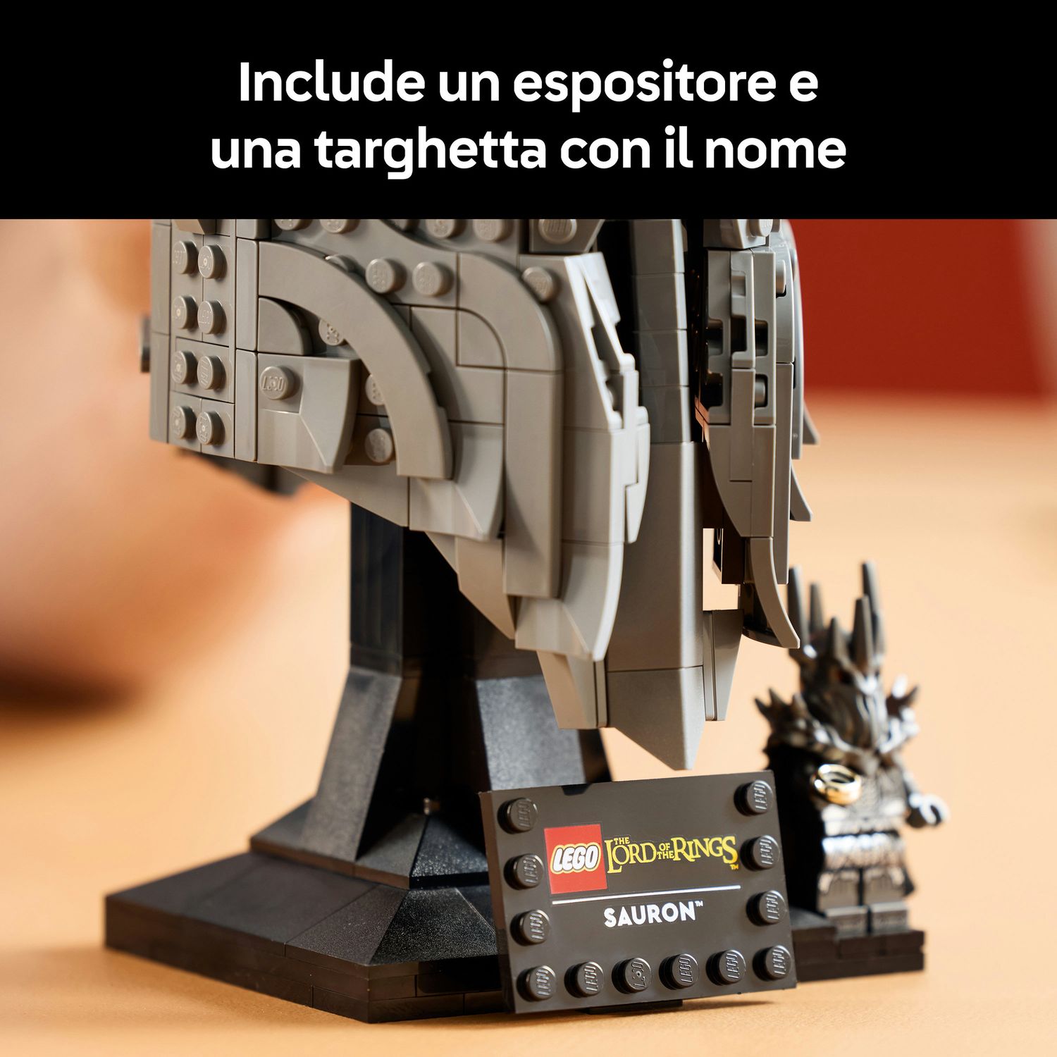 Lego icons 11373 il signore degli anelli: elmo di sauron - LEGO ICONS