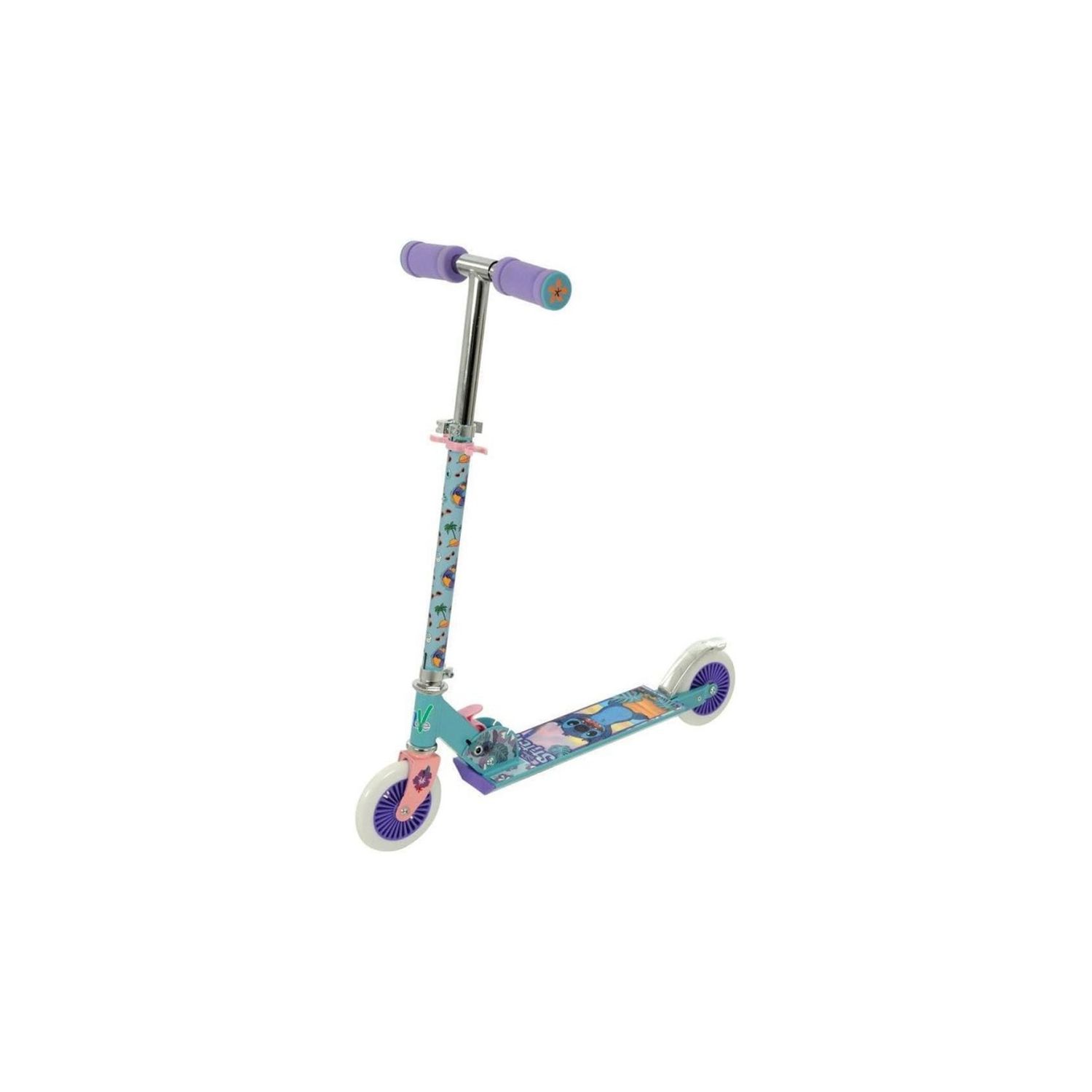 Monopattino disney stitch 2 ruote pieghevole – manubrio regolabile, struttura in metallo - Disney Stitch