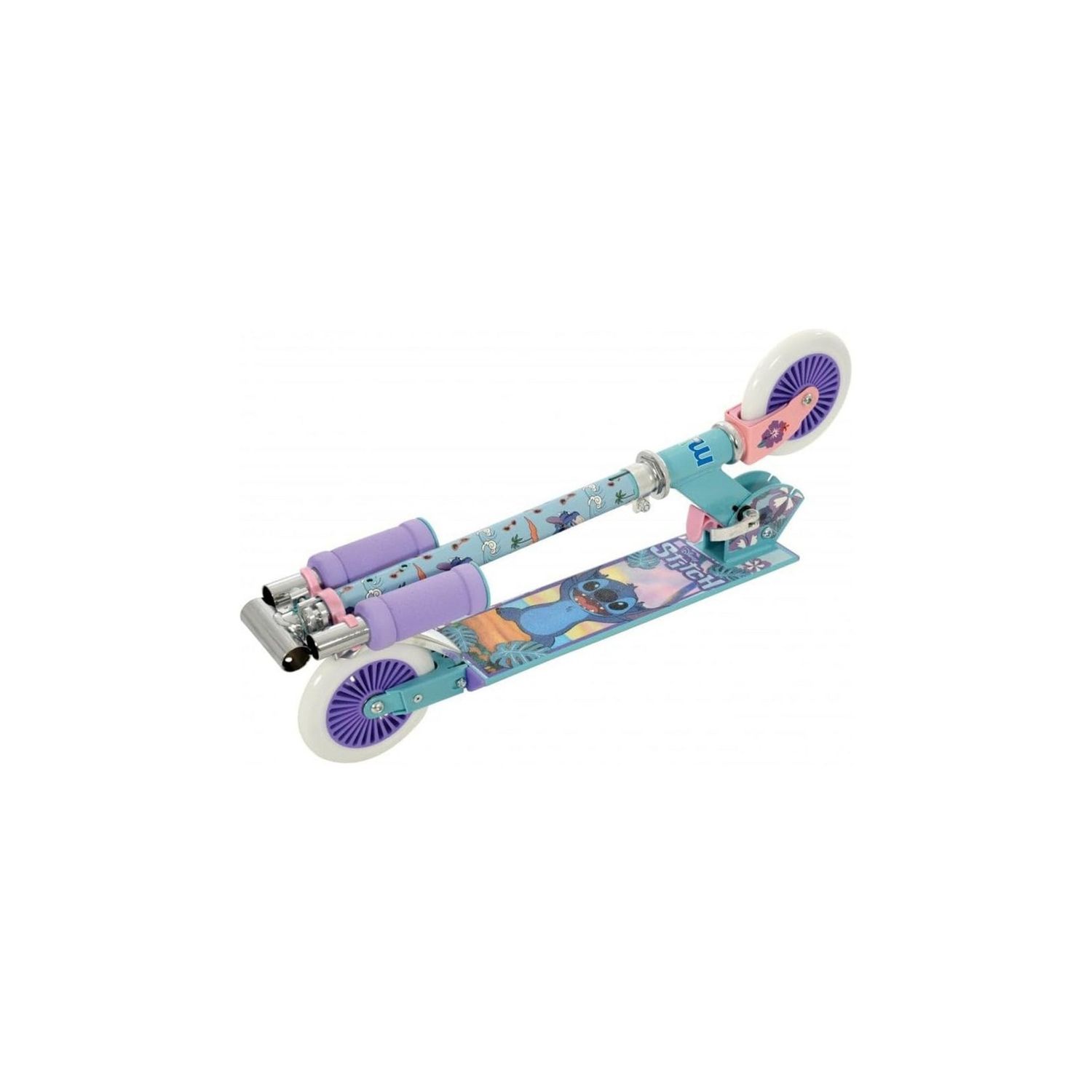 Monopattino disney stitch 2 ruote pieghevole – manubrio regolabile, struttura in metallo - Disney Stitch