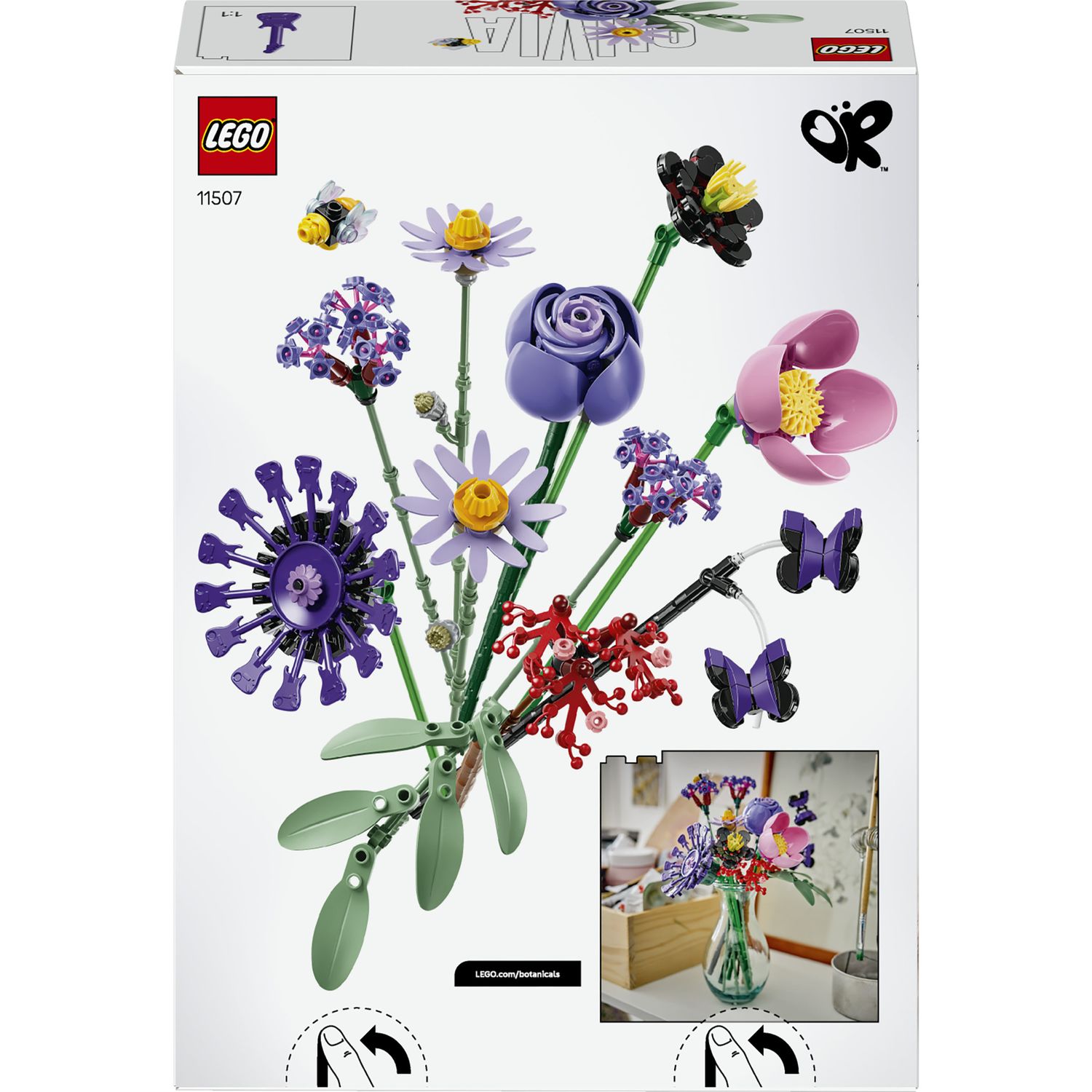 Lego botanicals bouquet di fiori di olivia rodrigo - 11507 - LEGO ICONS BOTANICAL