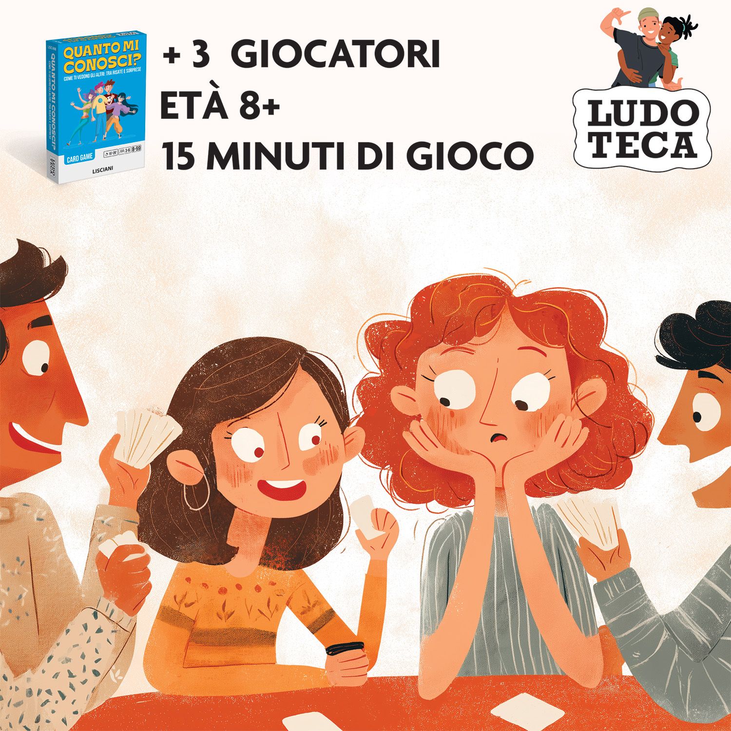 Ludoteca card game quanto mi conosci? - LISCIANI