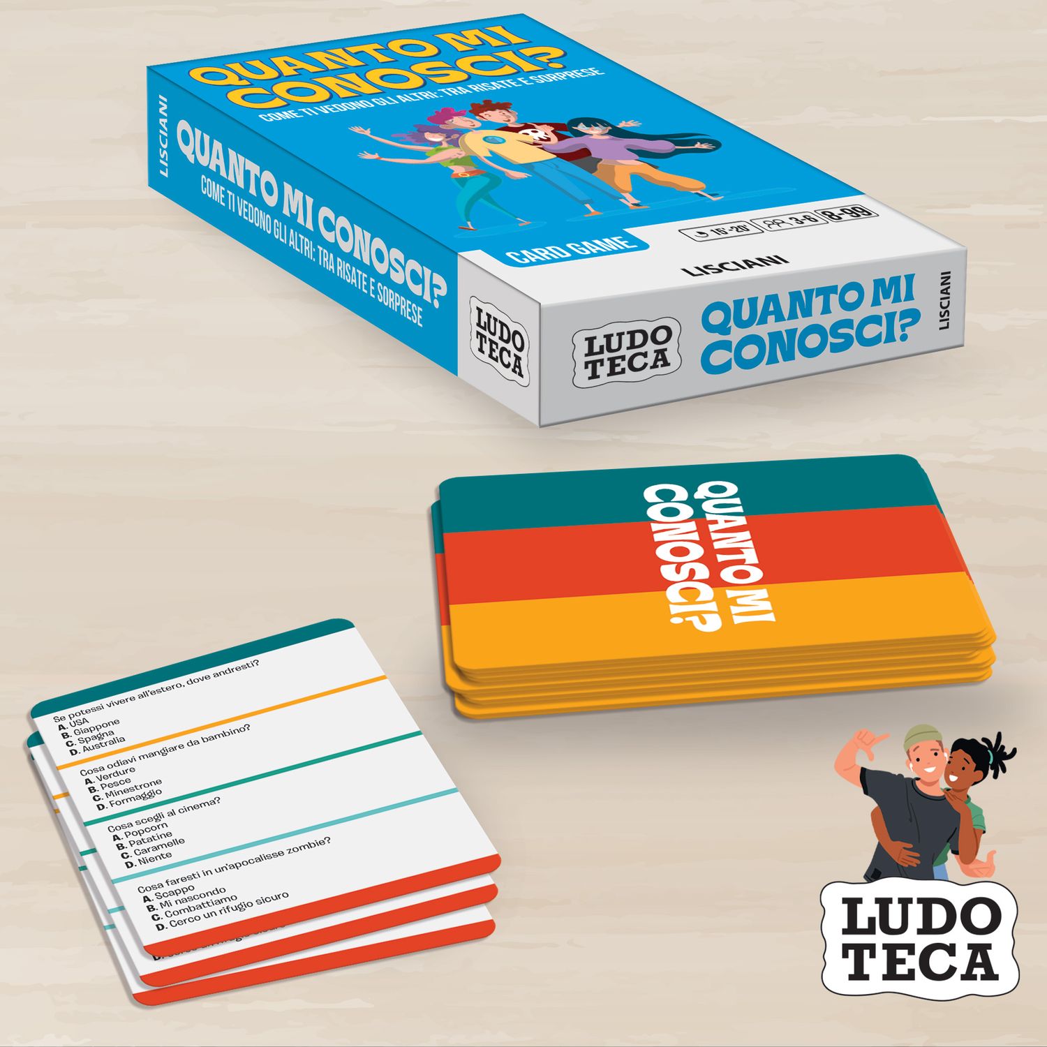 Ludoteca card game quanto mi conosci? - LISCIANI