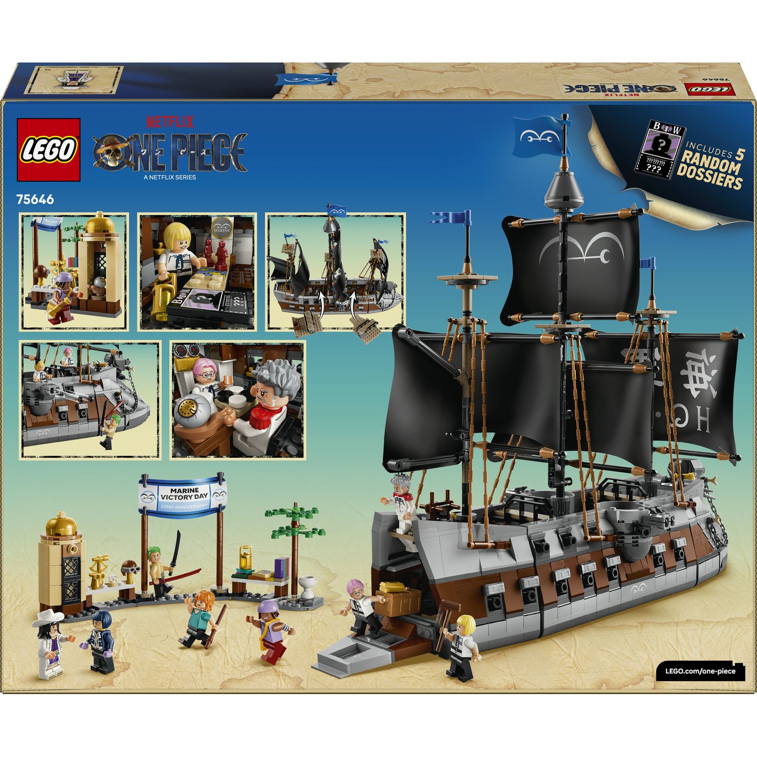 Lego one piece la nave da guerra di garp - 75646 - ONE PIECE, LEGO