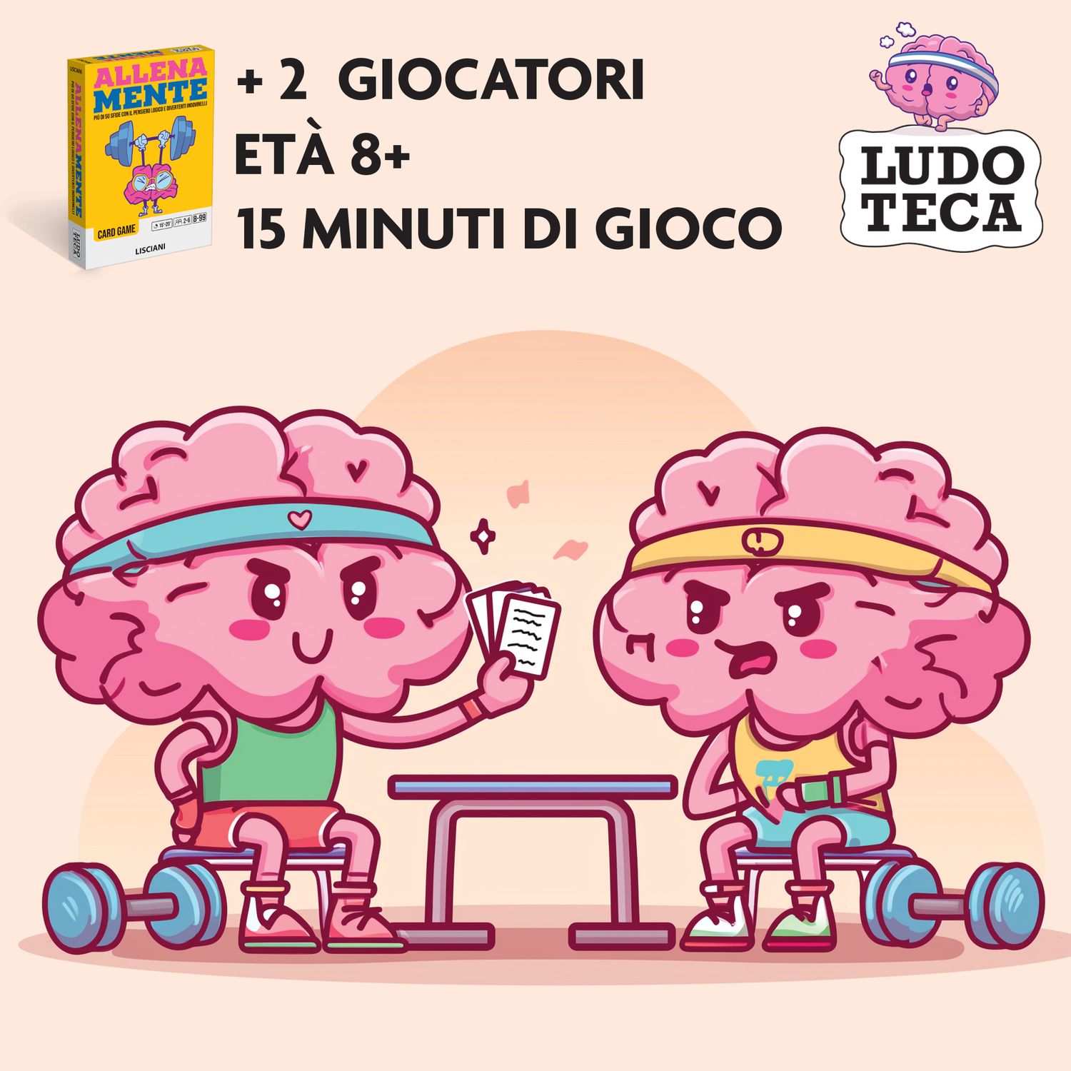 Ludoteca card game allena mente - LISCIANI