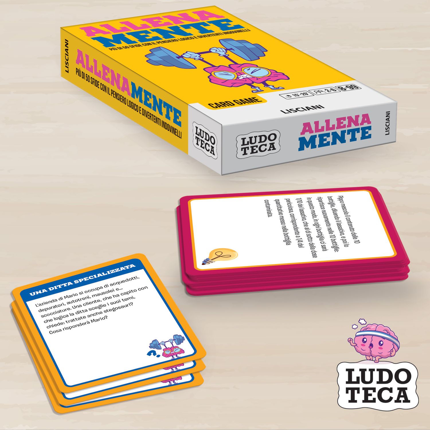Ludoteca card game allena mente - LISCIANI