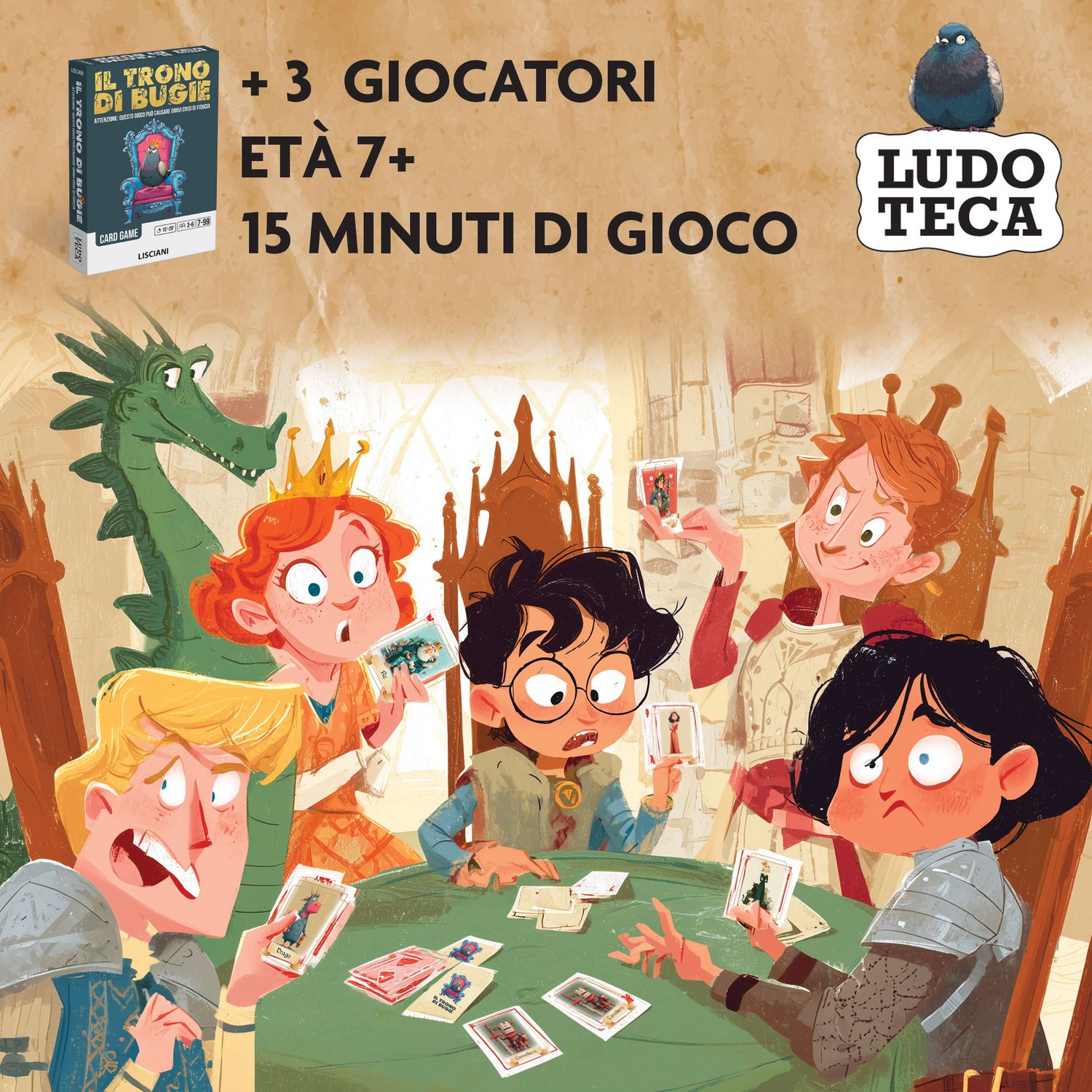 Ludoteca card game trono di bugie - LISCIANI