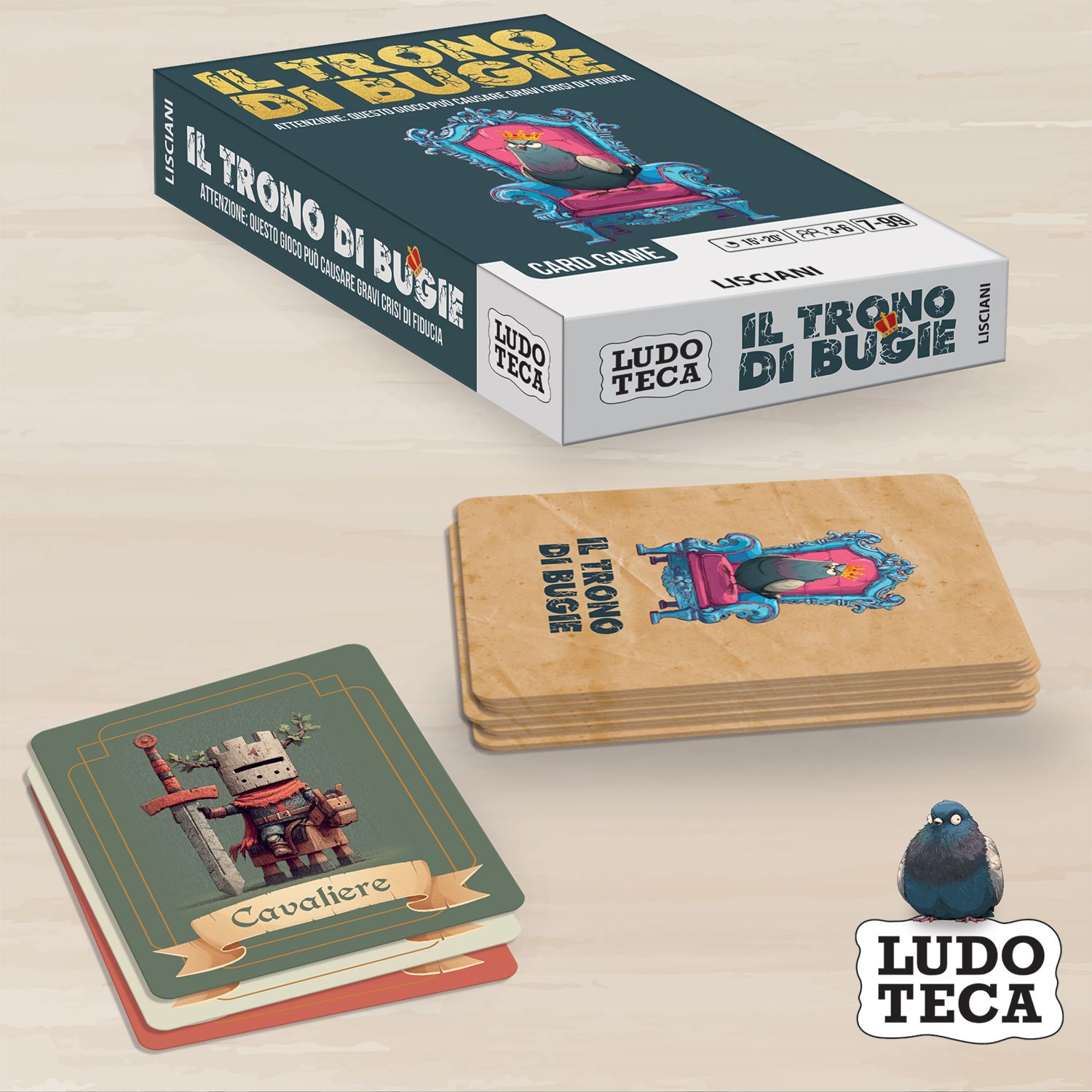 Ludoteca card game trono di bugie - LISCIANI