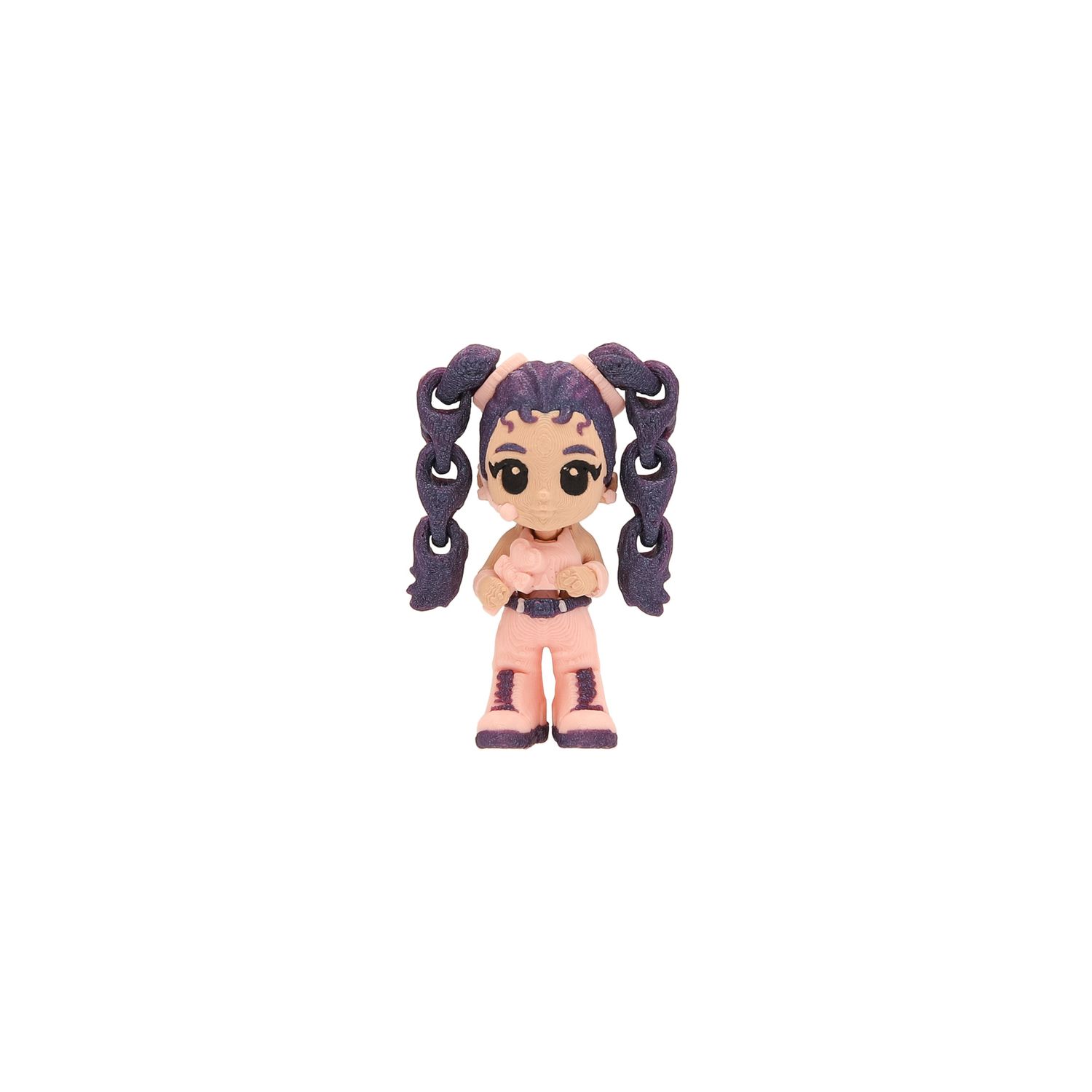 Palz 3d k-pop idol pack 3 – mini figure articolate mix & match con mini palco (6 da collezionare) - K-POP