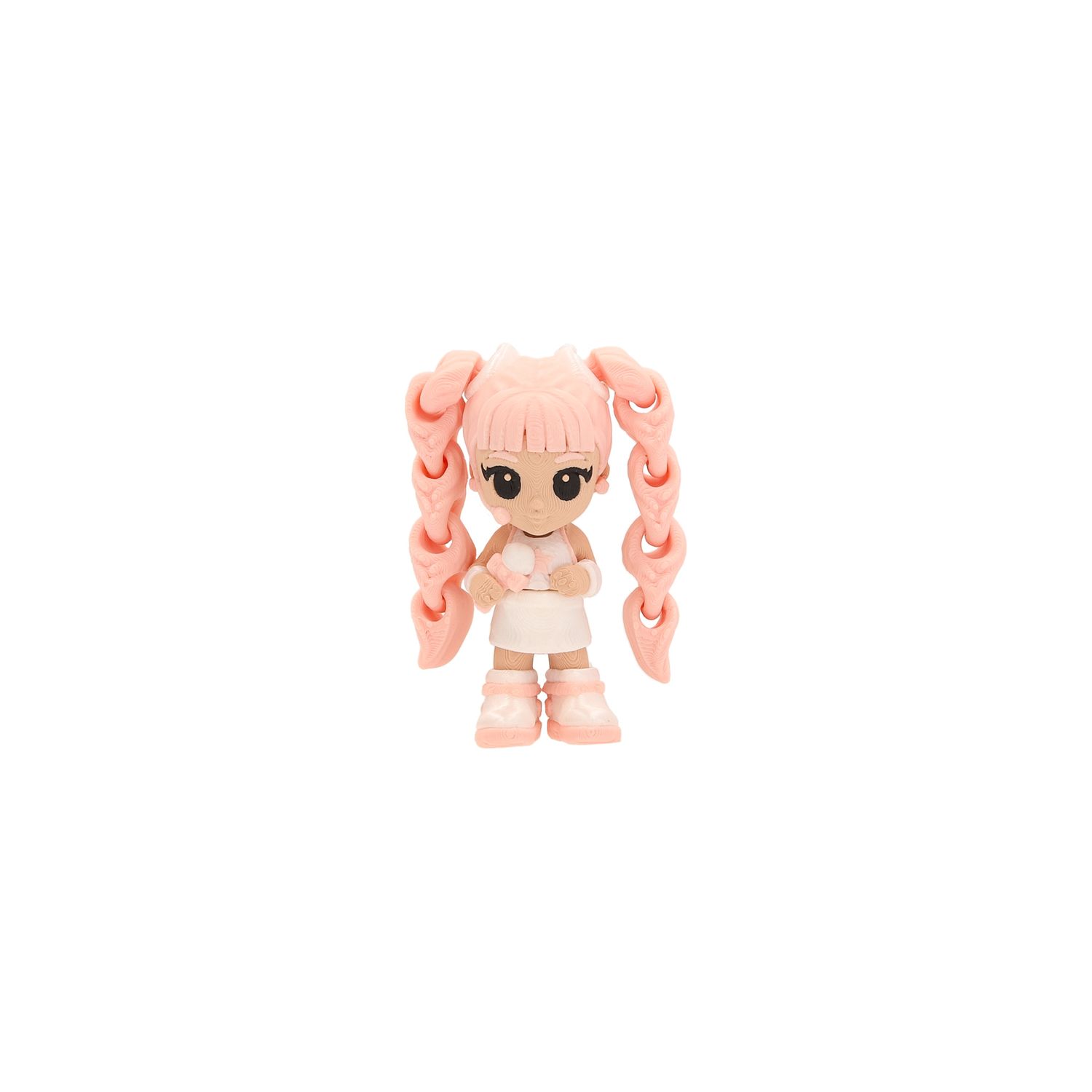 Palz 3d k-pop idol pack 3 – mini figure articolate mix & match con mini palco (6 da collezionare) - K-POP