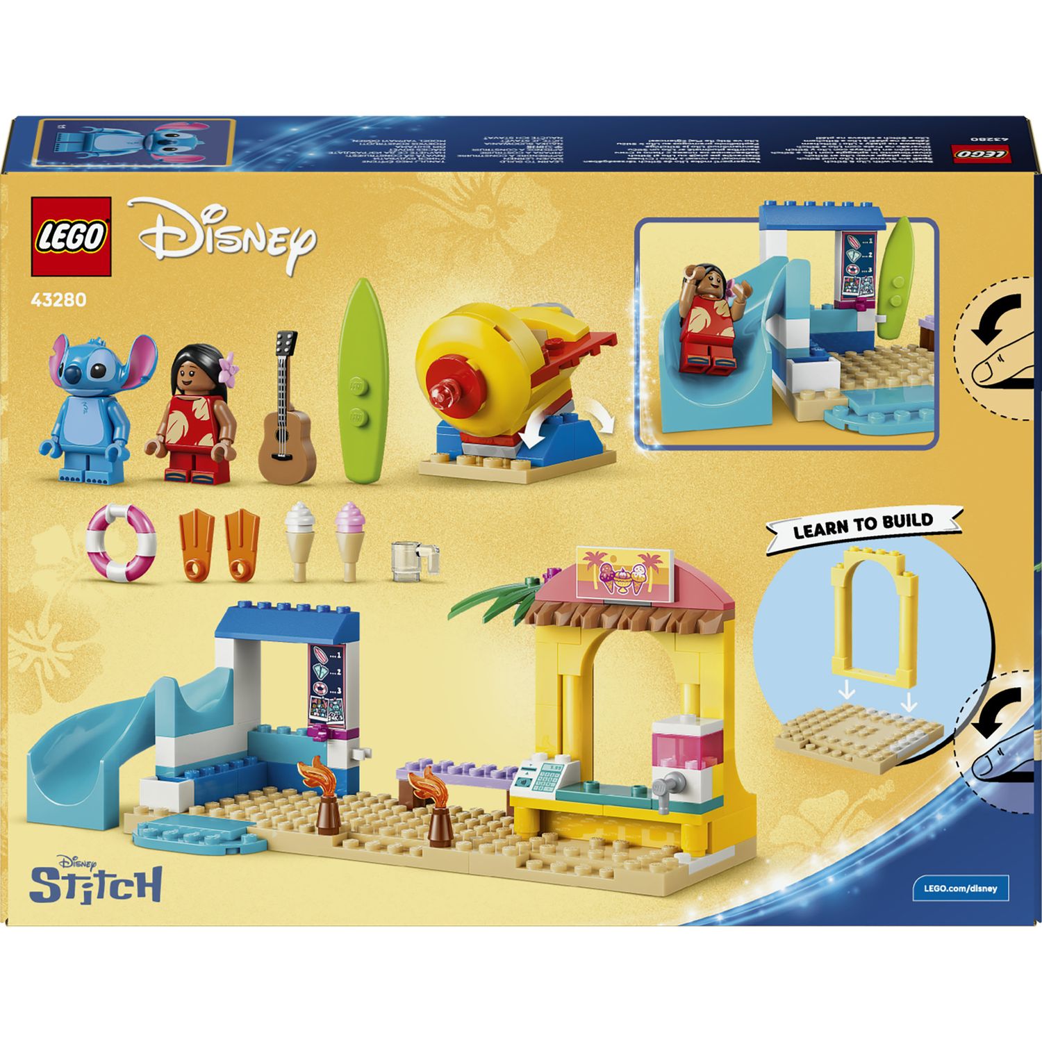 Lego disney classic divertimento in spiaggia con lilo e stitch - 43280 - Disney, Disney Stitch, LEGO