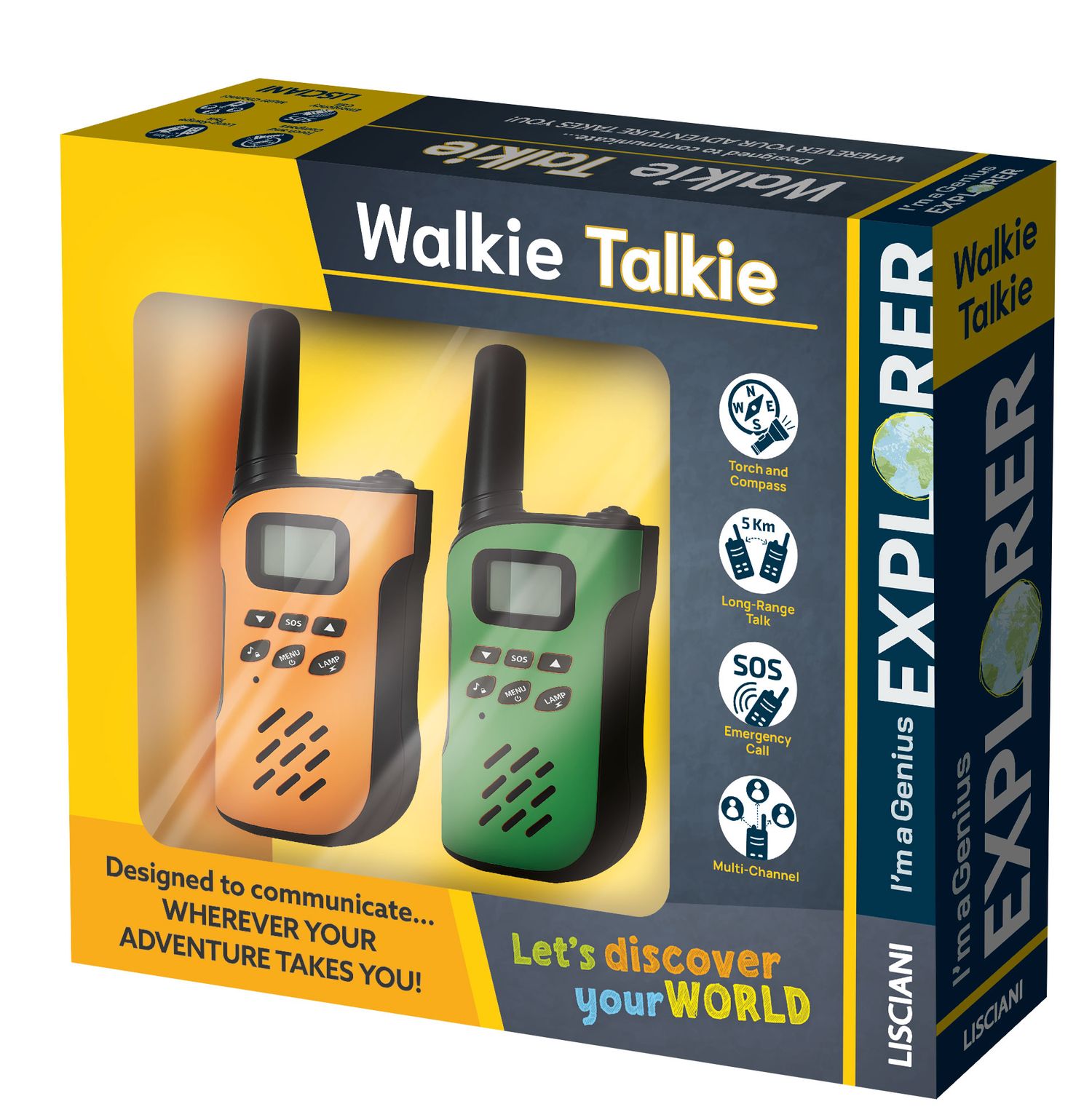 I'm a genius explorer walkie talkie - LISCIANI