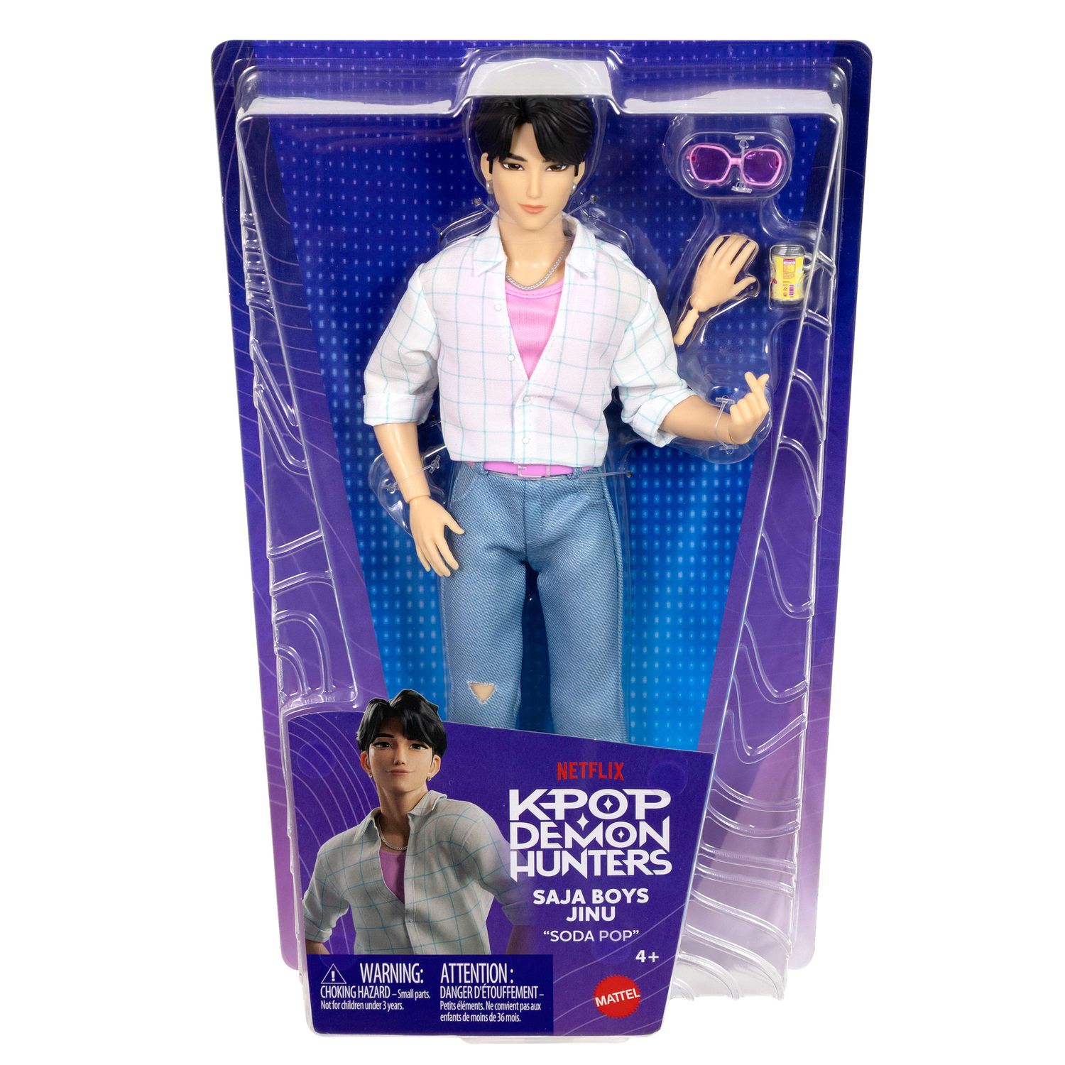 Mattel kpop demon hunters - jinu dei saja boys - MATTEL, K-POP DEMON HUNTERS