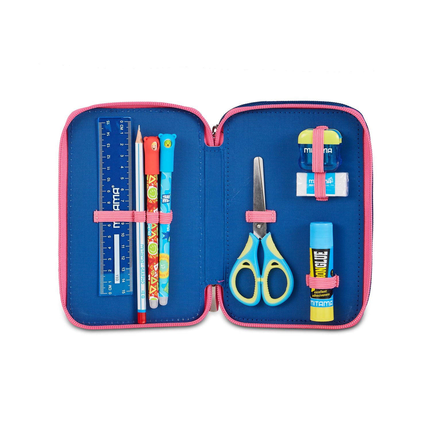Astuccio 3 zip disney stitch - SEVEN, Disney Stitch