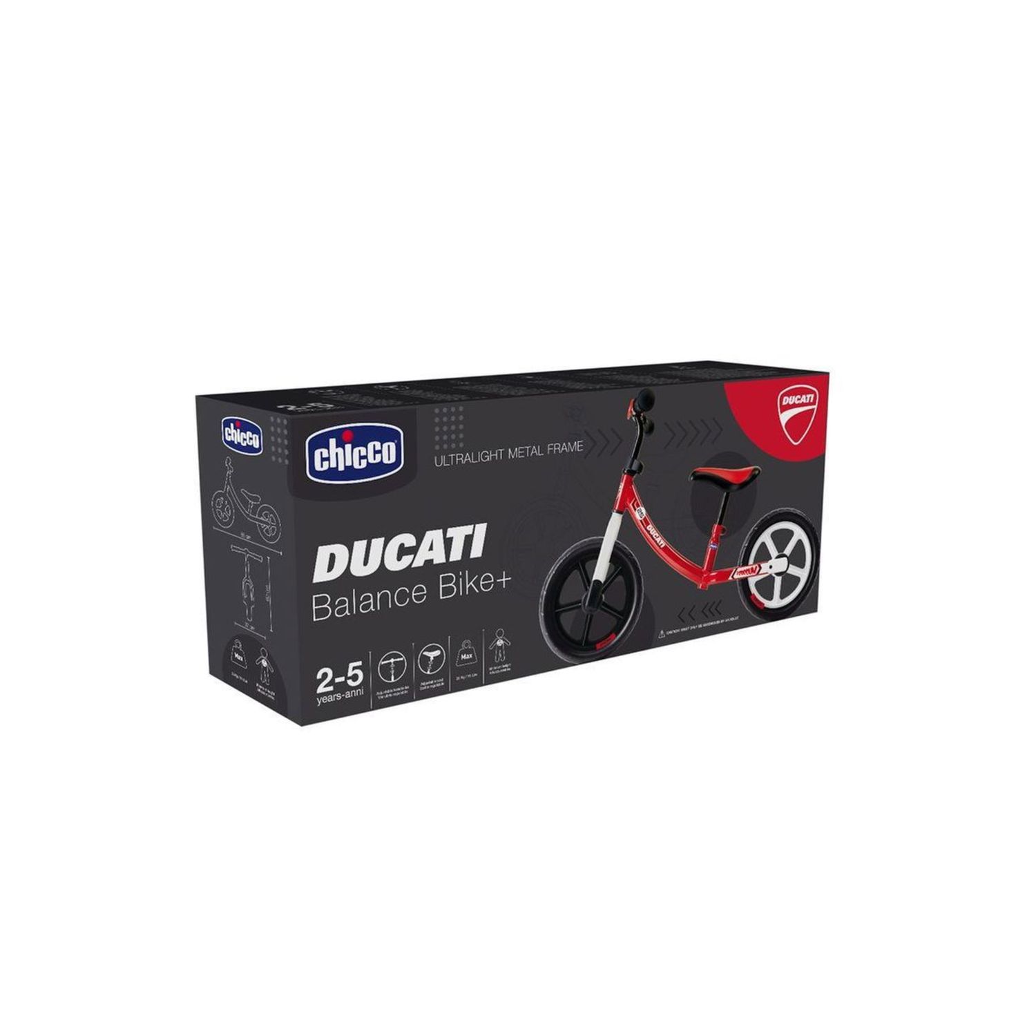 Ducati balance bike+ chicco - 2 anni+ - Chicco