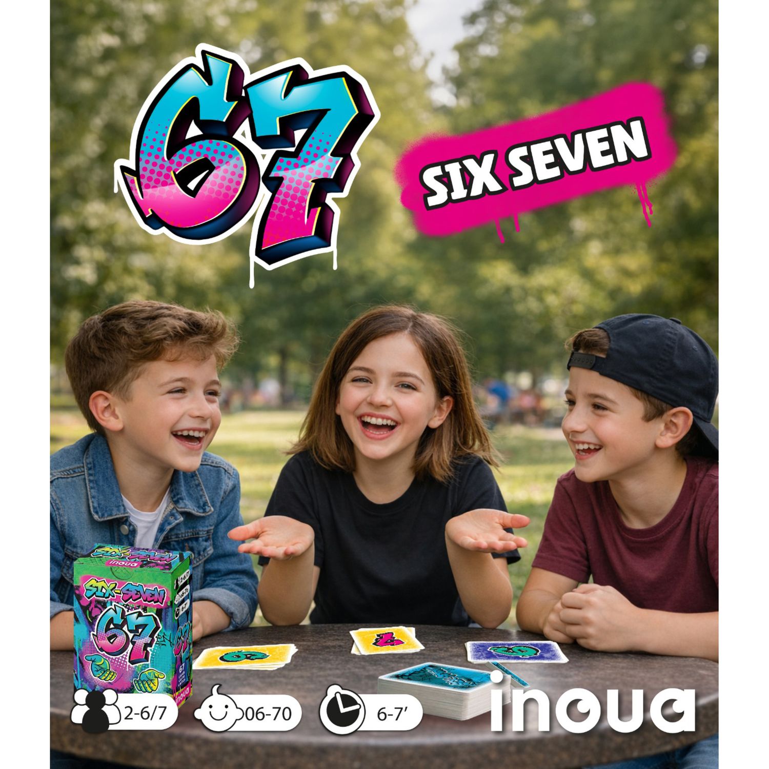 Ravensburger - six seven 6-7, gioco di carte 6+ anni, 2-7 giocatori - RAVENSBURGER