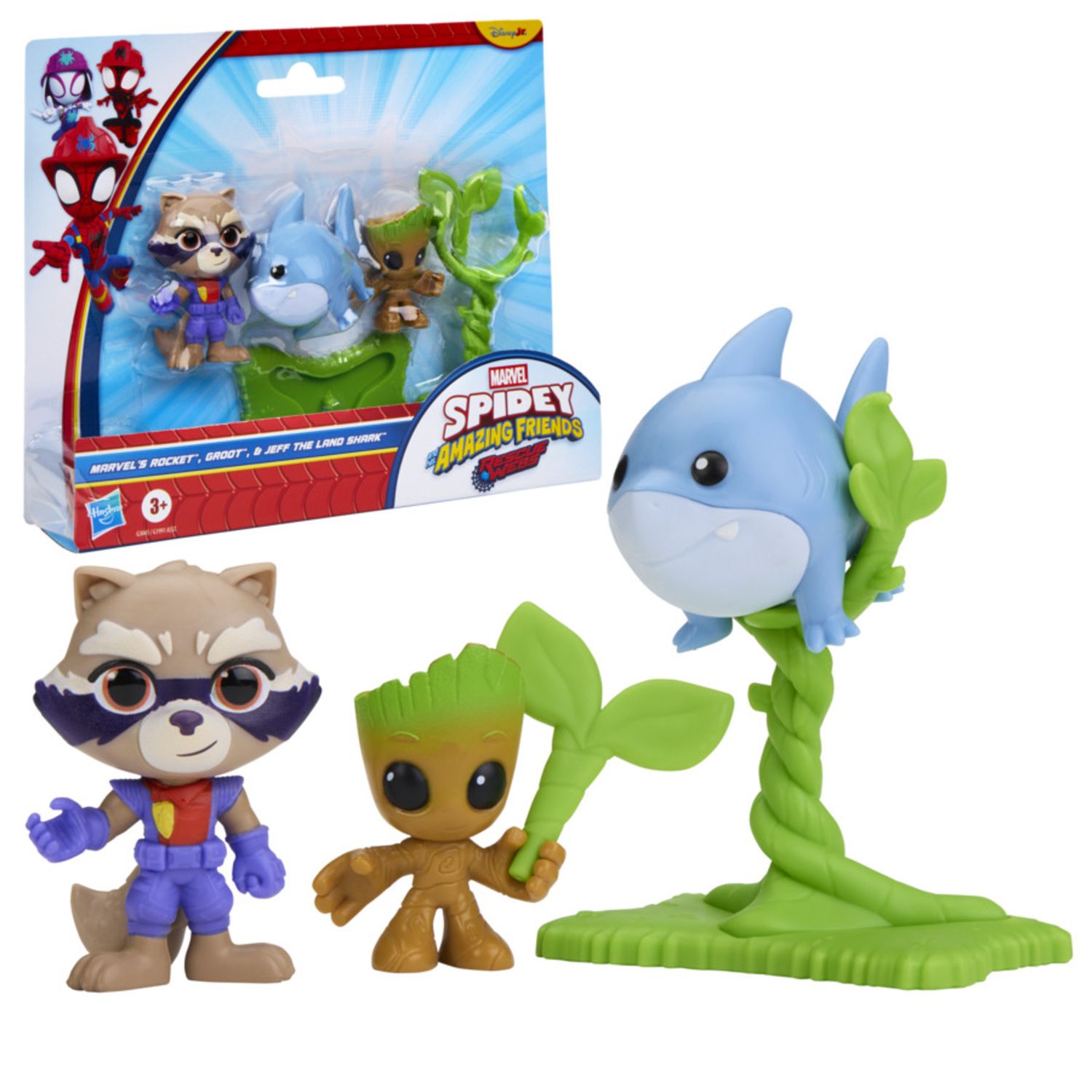 Hasbro marvel, spidey e i suoi fantastici amici, rescue-webs set 2 personaggi - SPIDEY
