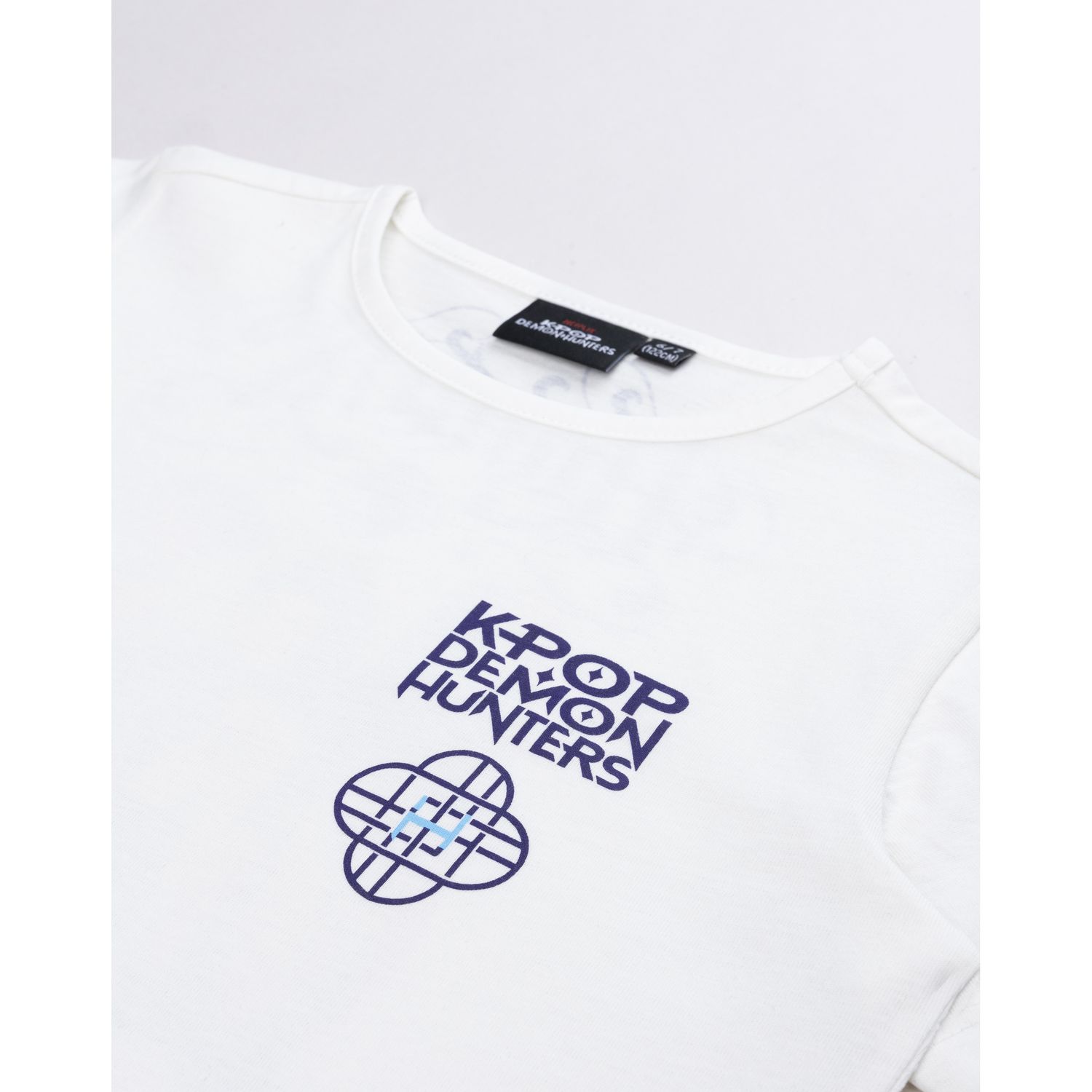T-shirt bambina k-pop demon hunters "minimal logo & huntrix back" - KPOP DEMON HUNTERS