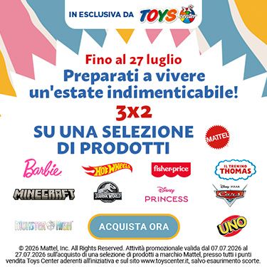 3×2 SU UNA SELEZIONE DI PRODOTTI MATTEL