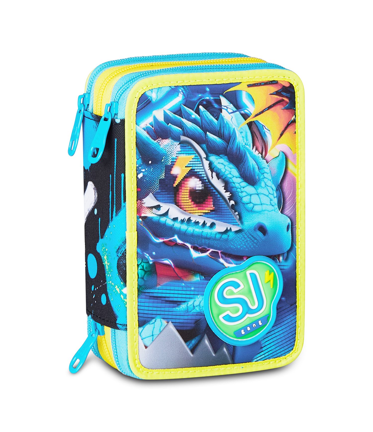 Astuccio 3 zip - metal dragon boy - SEVEN