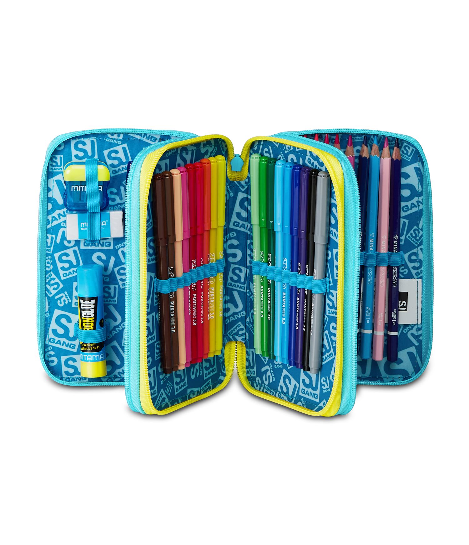 Astuccio 3 zip - metal dragon boy - SEVEN