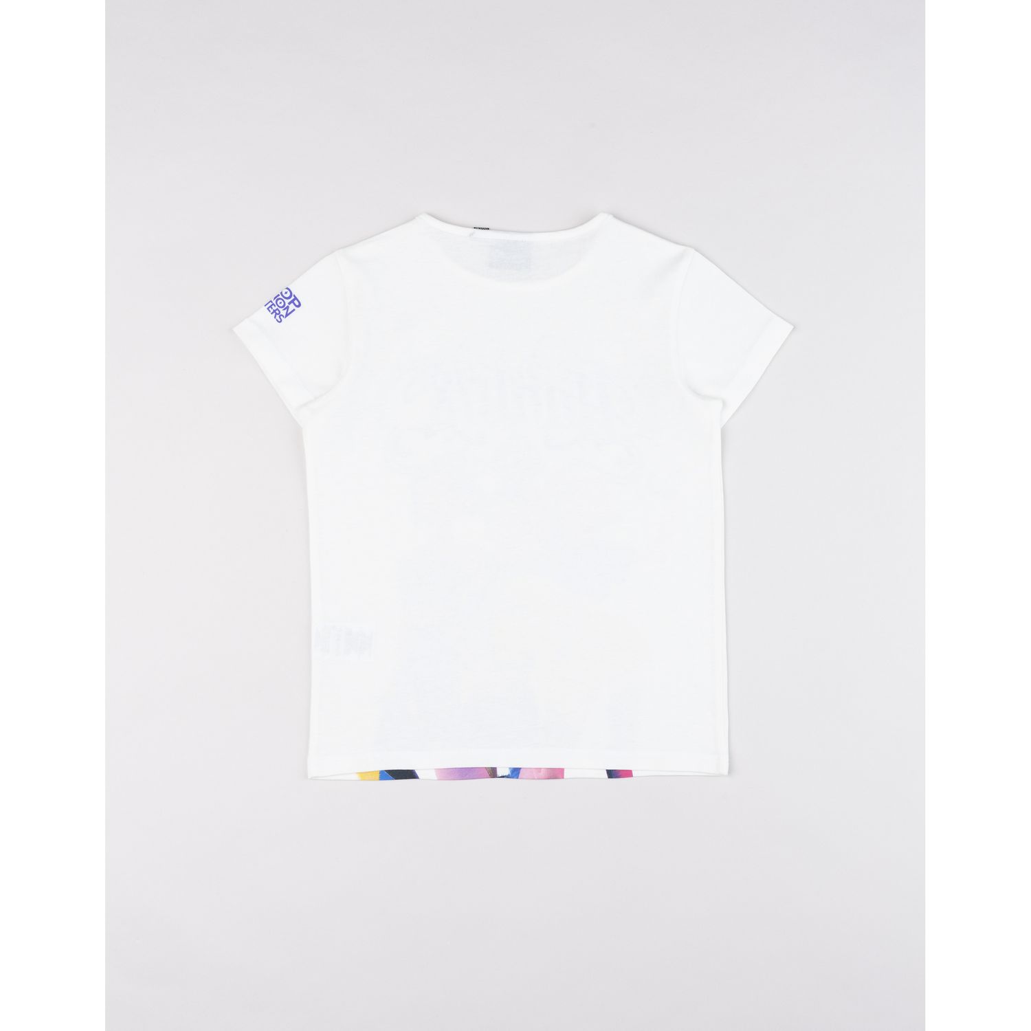 T-shirt bianca bambina k-pop "huntrix group" - KPOP DEMON HUNTERS