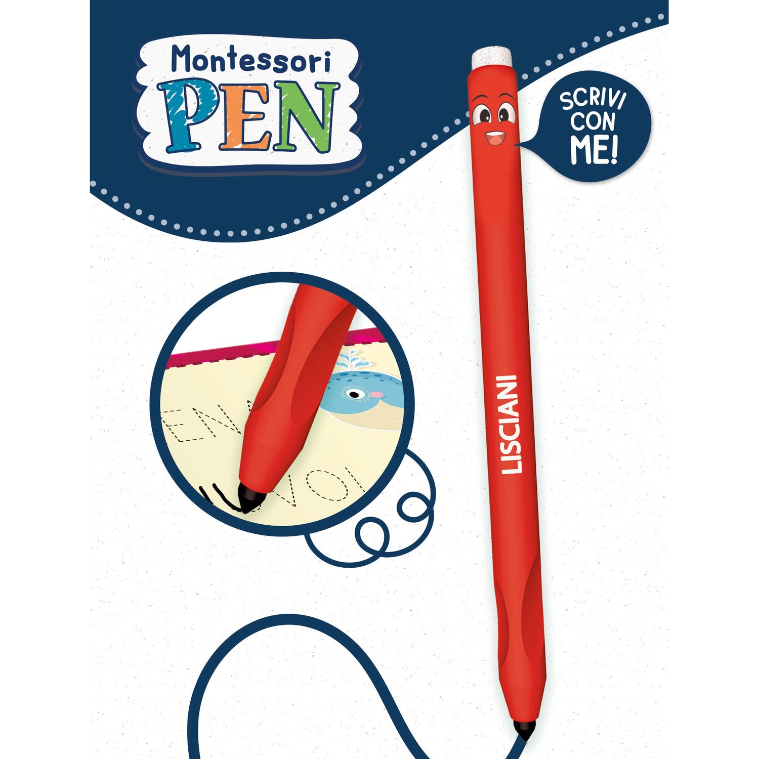 Montessori pen scrivo 100 parole - LISCIANI