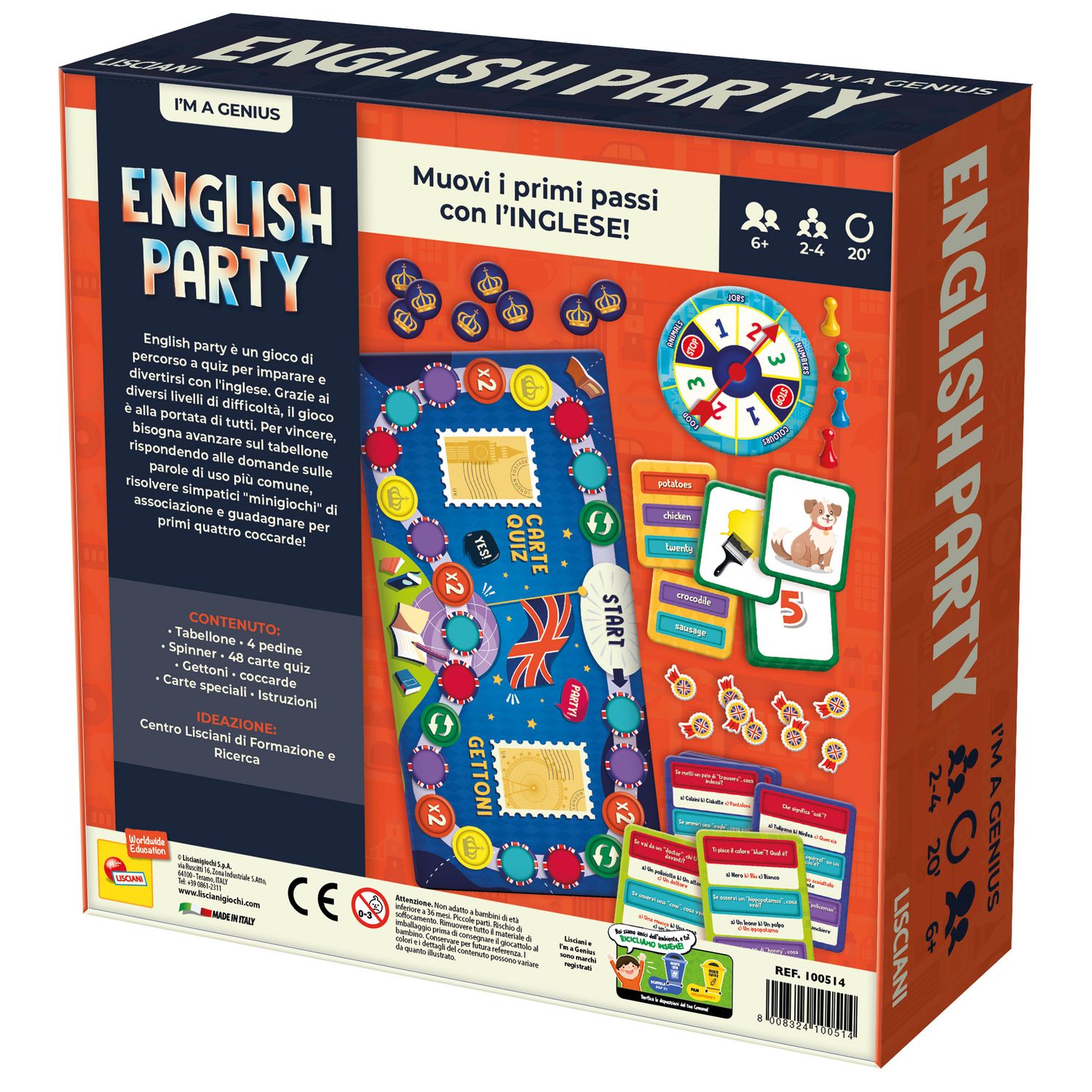 I'm a genius english party - LISCIANI