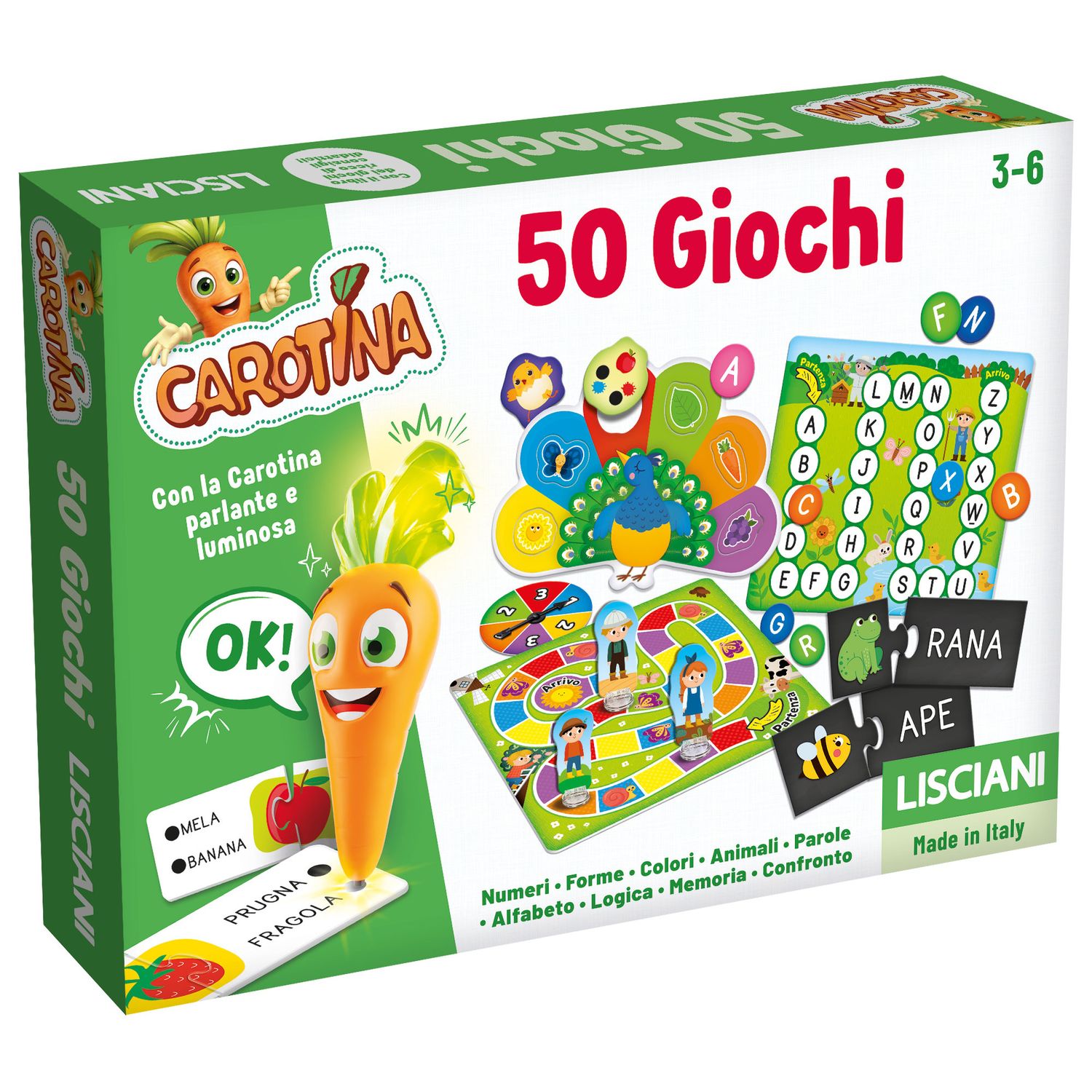 Carotina penna parlante 50 giochi nuova edizione - LISCIANI