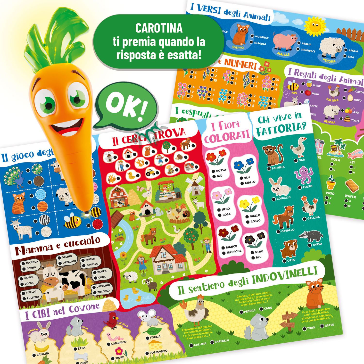 Carotina penna parlante 50 giochi nuova edizione - LISCIANI