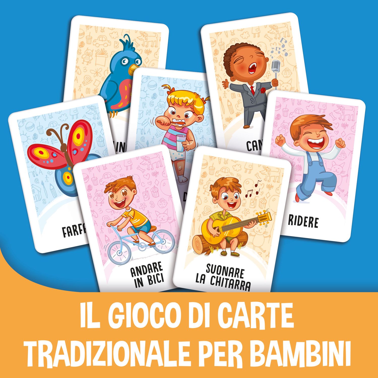 Ludoteca le carte dei bambini il gioco dei mimi - LISCIANI