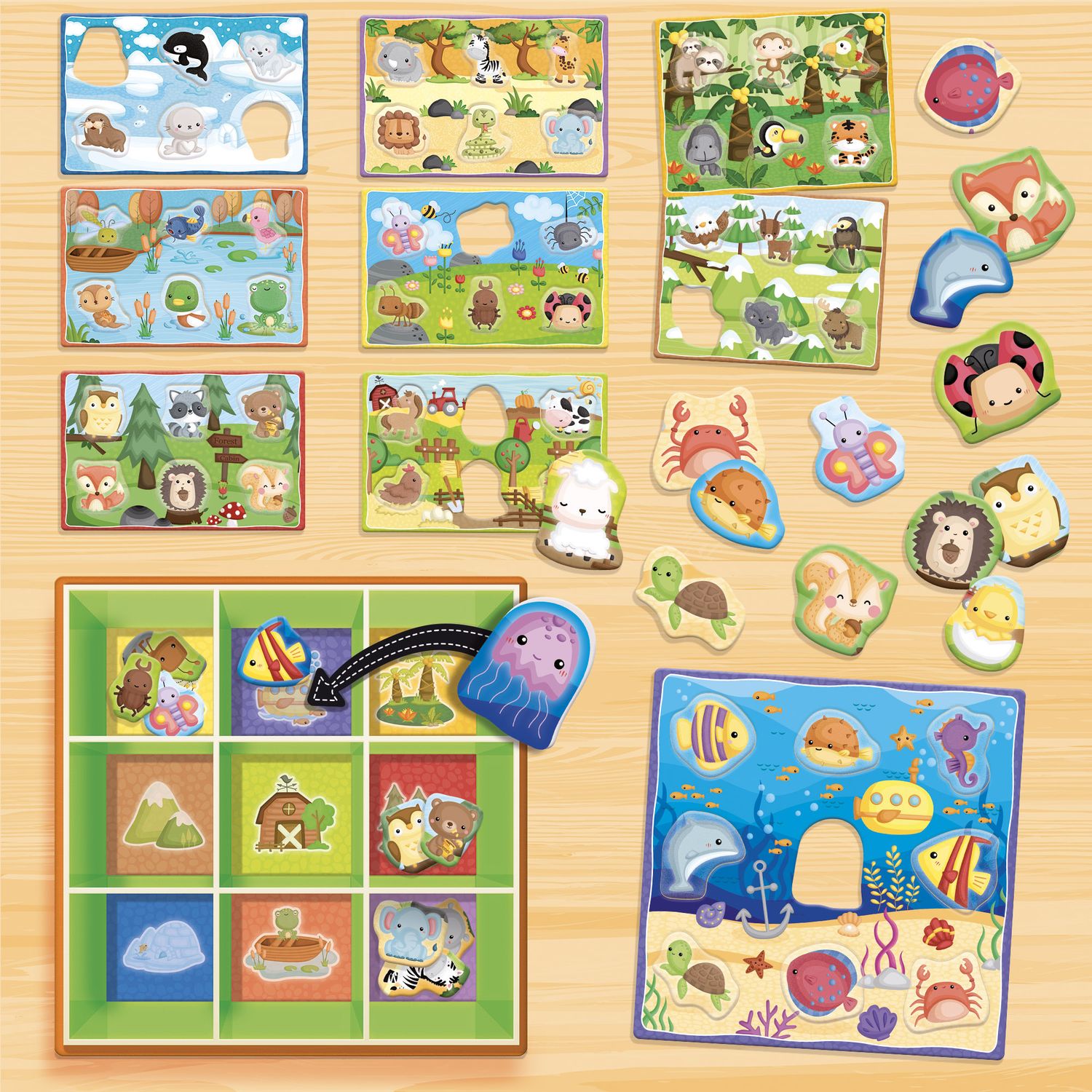 Montessori baby happy animals - LISCIANI